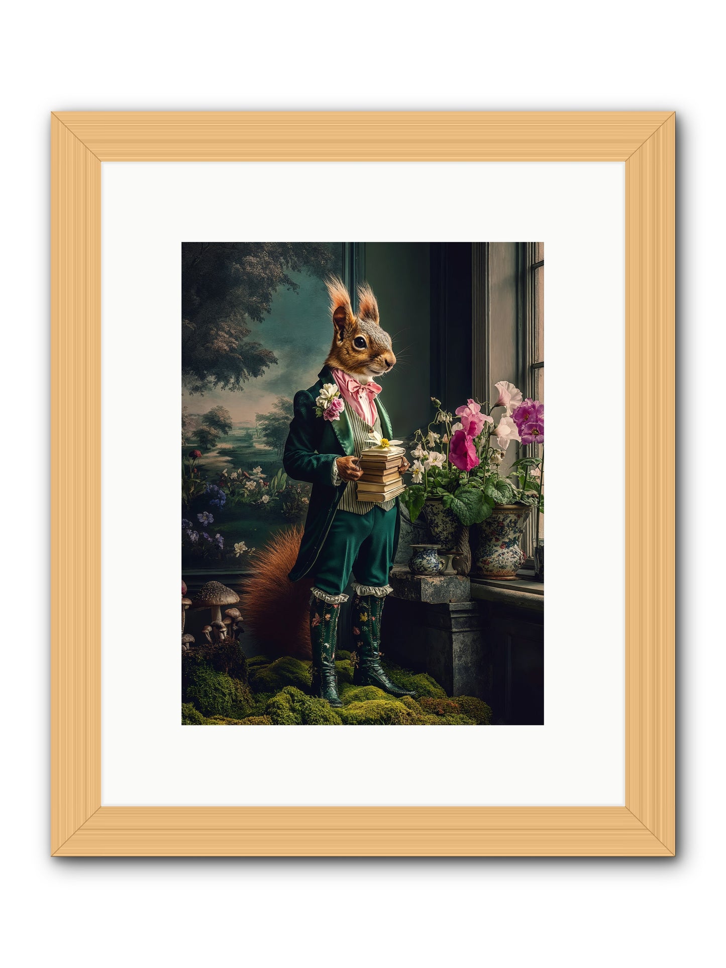 Land's Sweet Secrets No.1 Rez -- Framed Print - Natural 9x12