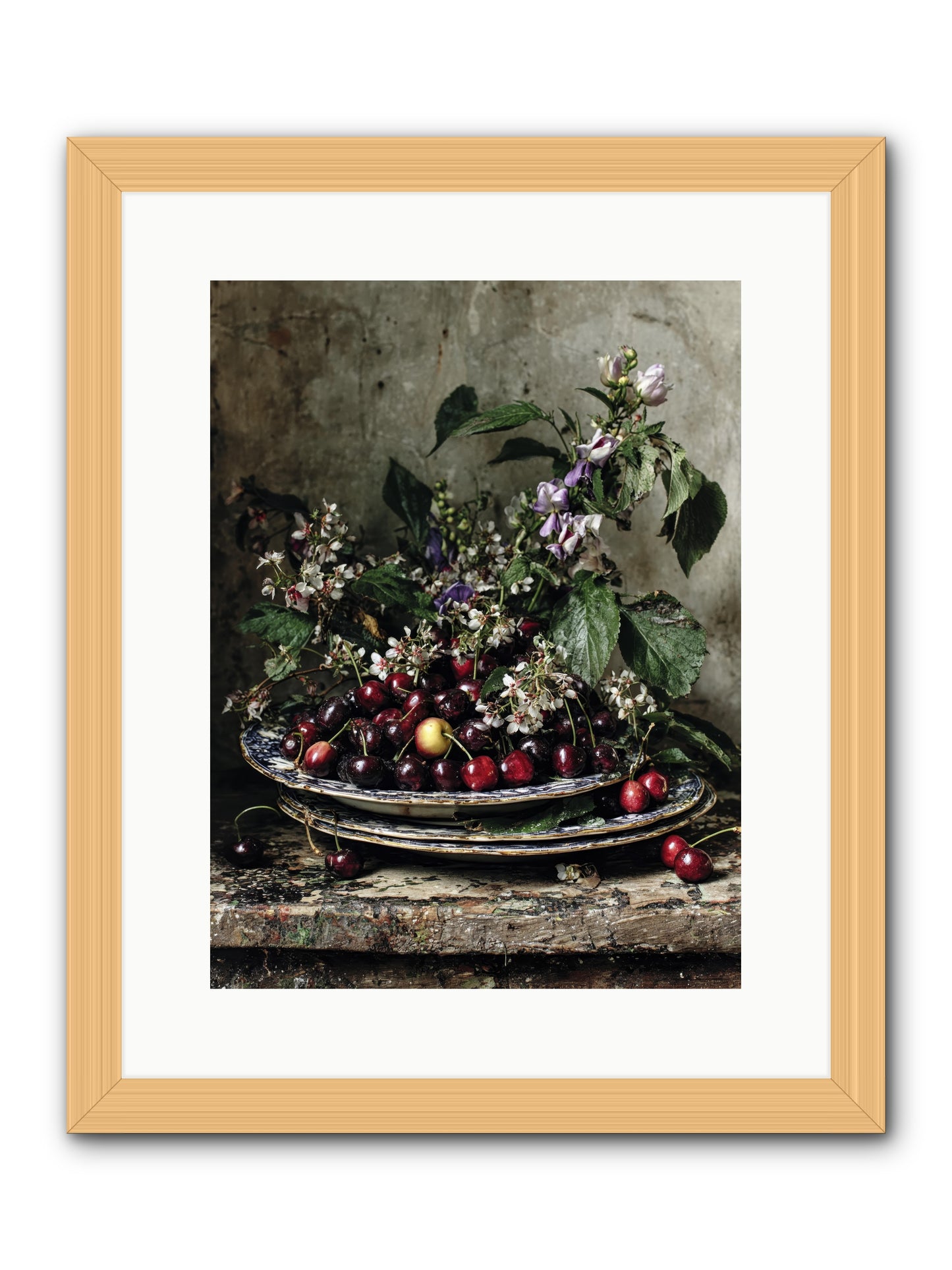 Language Of Color -- Framed Print - Natural 12x16