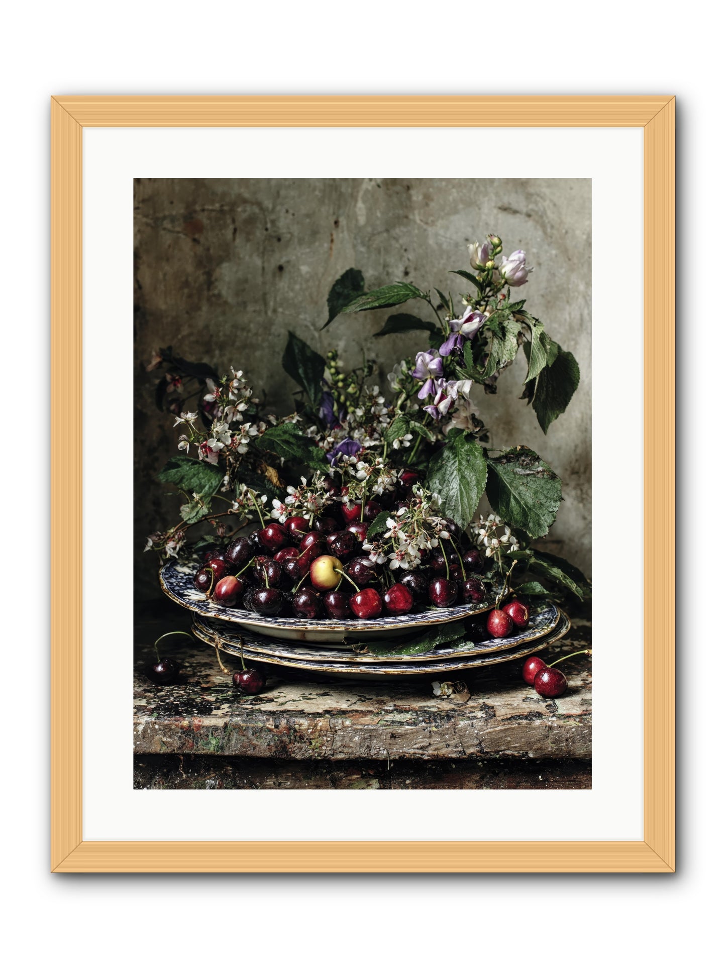 Language Of Color -- Framed Print - Natural 18x24