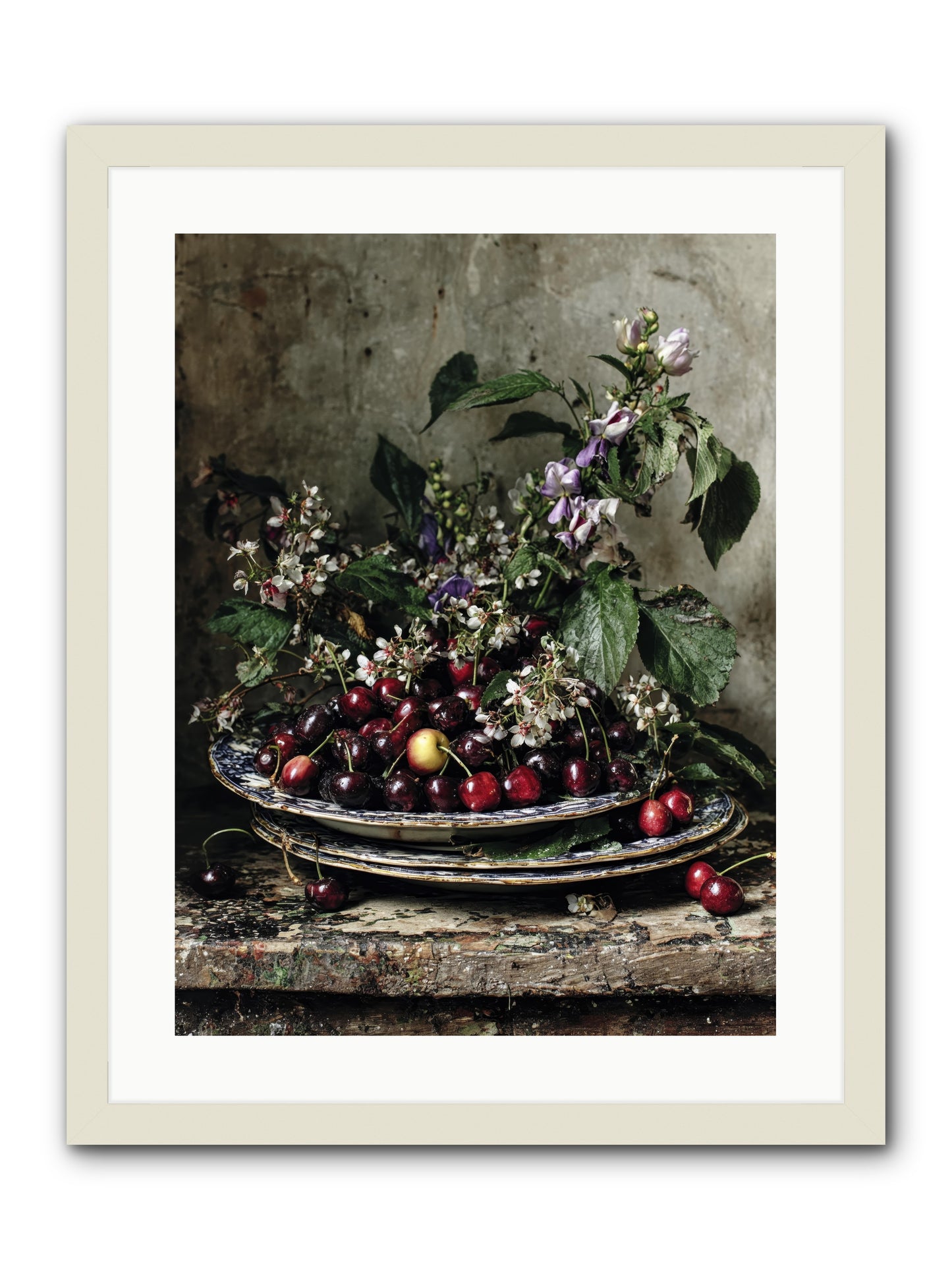 Language Of Color -- Framed Print - White 18x24