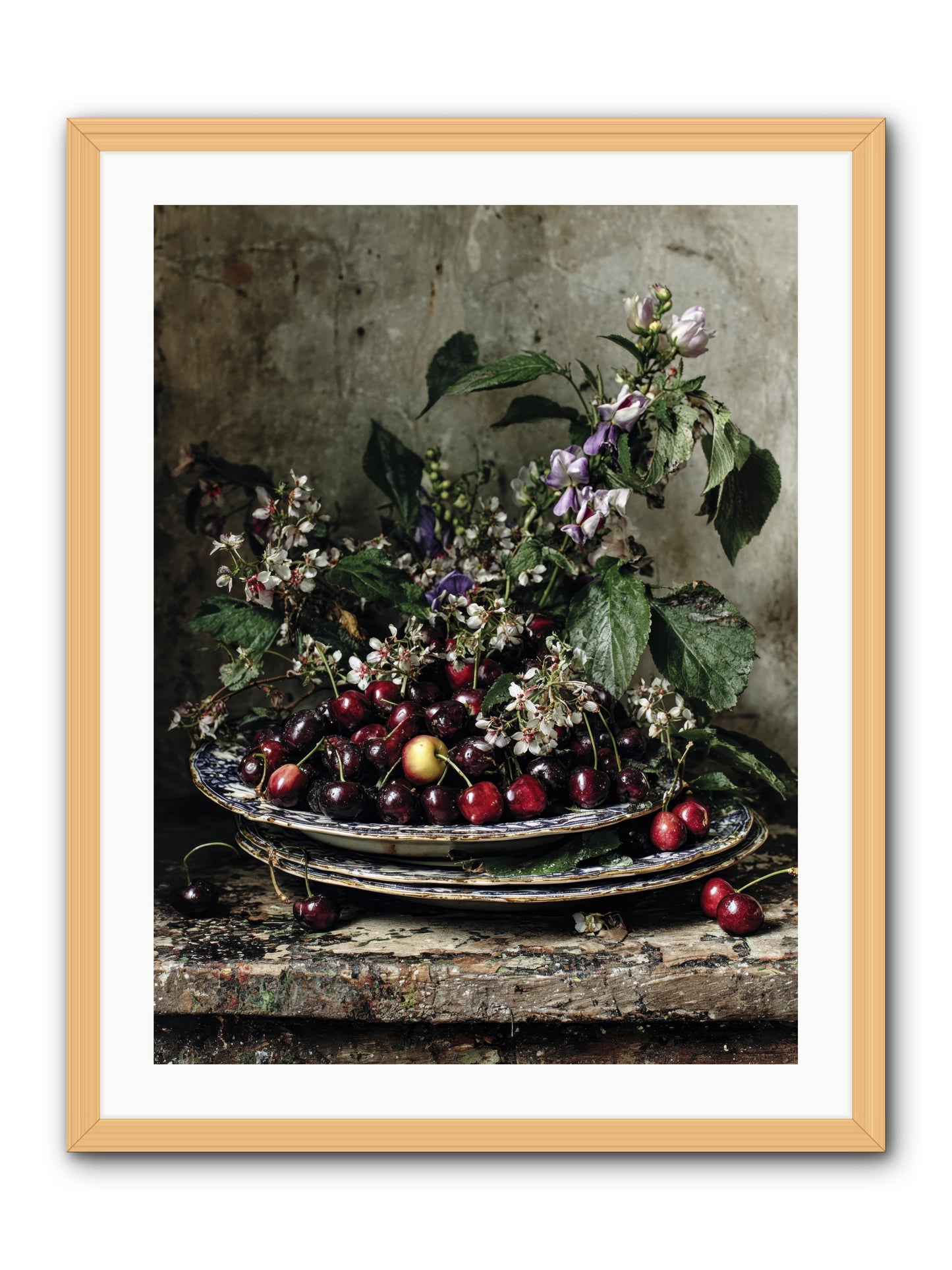 Language Of Color -- Framed Print - Natural 24x32