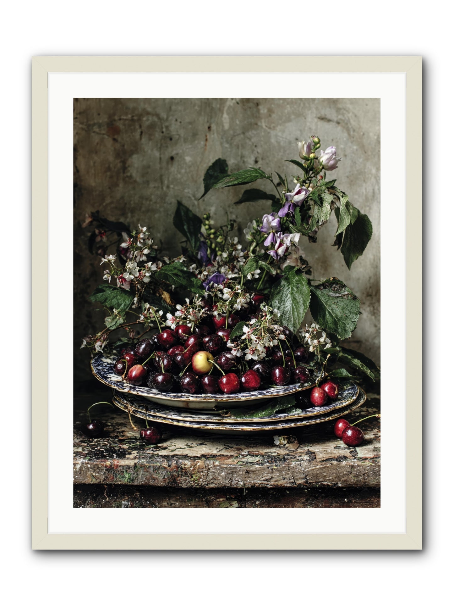 Language Of Color -- Framed Print - White 24x32