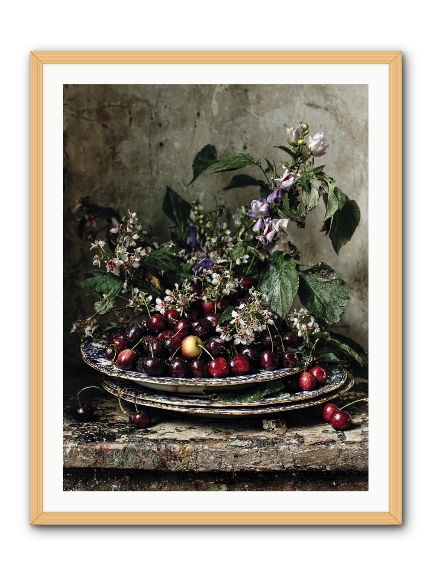 Language Of Color -- Framed Print - Natural 30x40