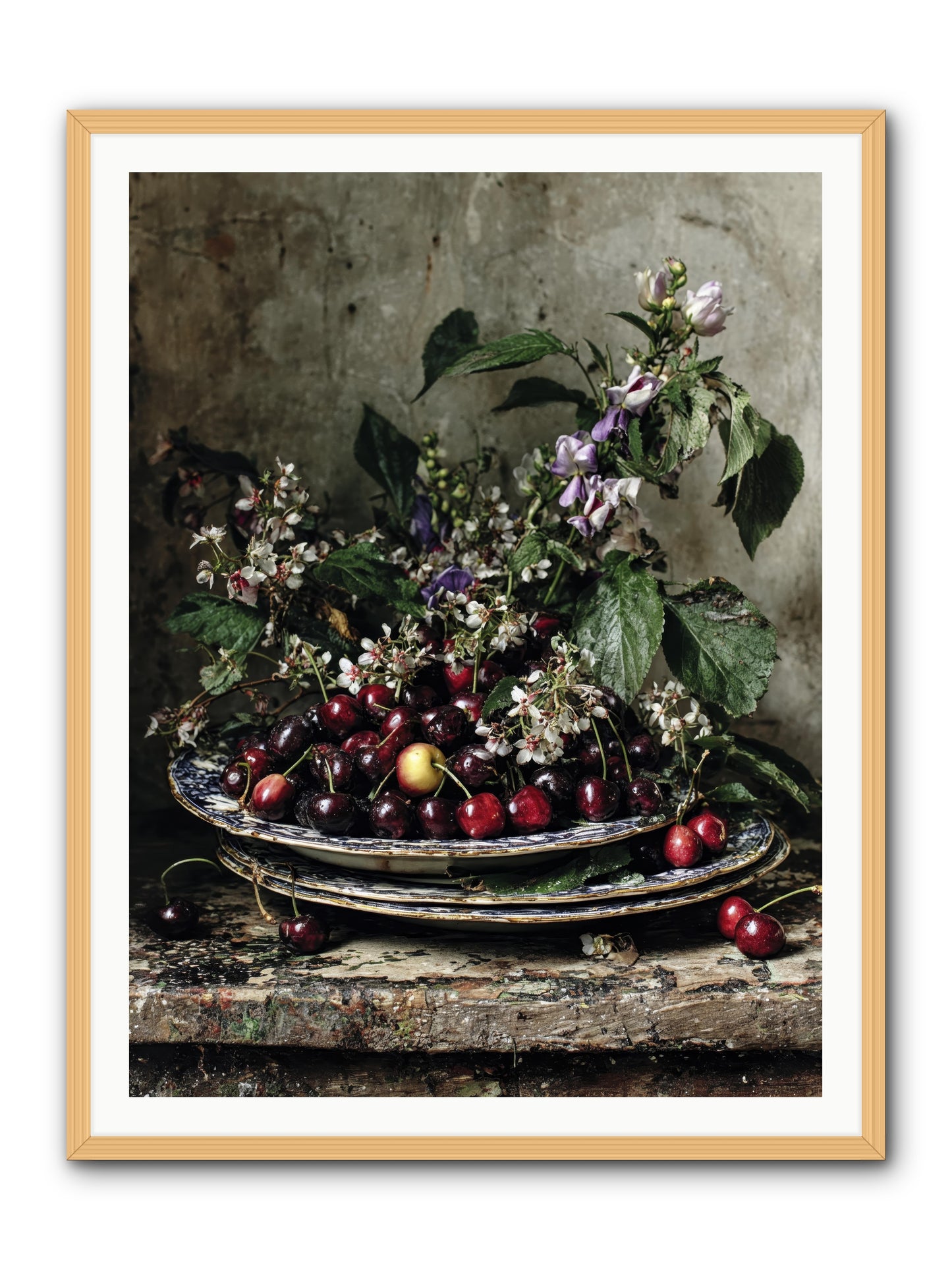 Language Of Color -- Framed Print - Natural 36x48