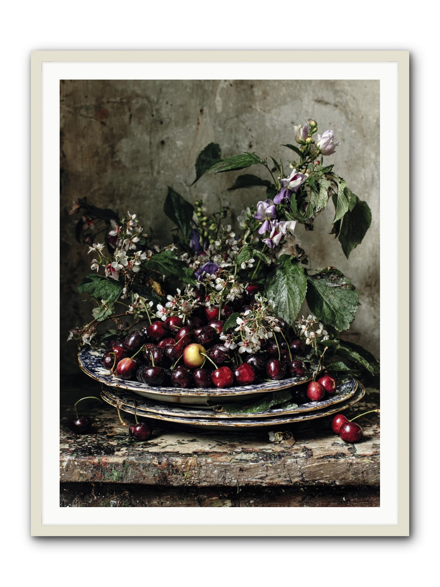 Language Of Color -- Framed Print - White 36x48