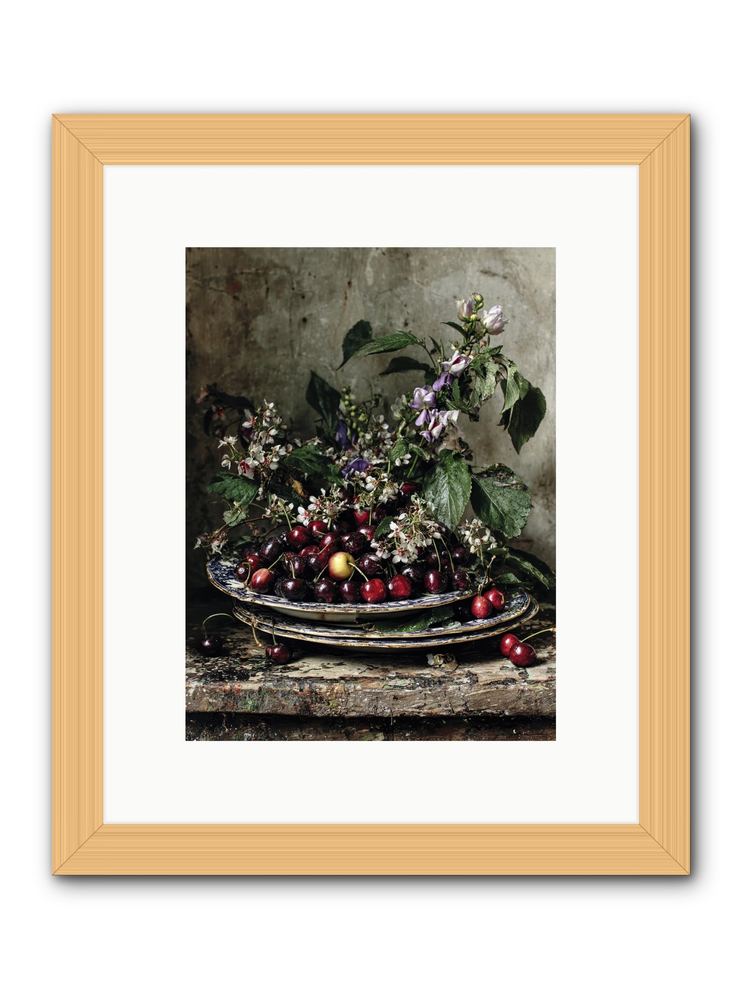 Language Of Color -- Framed Print - Natural 9x12