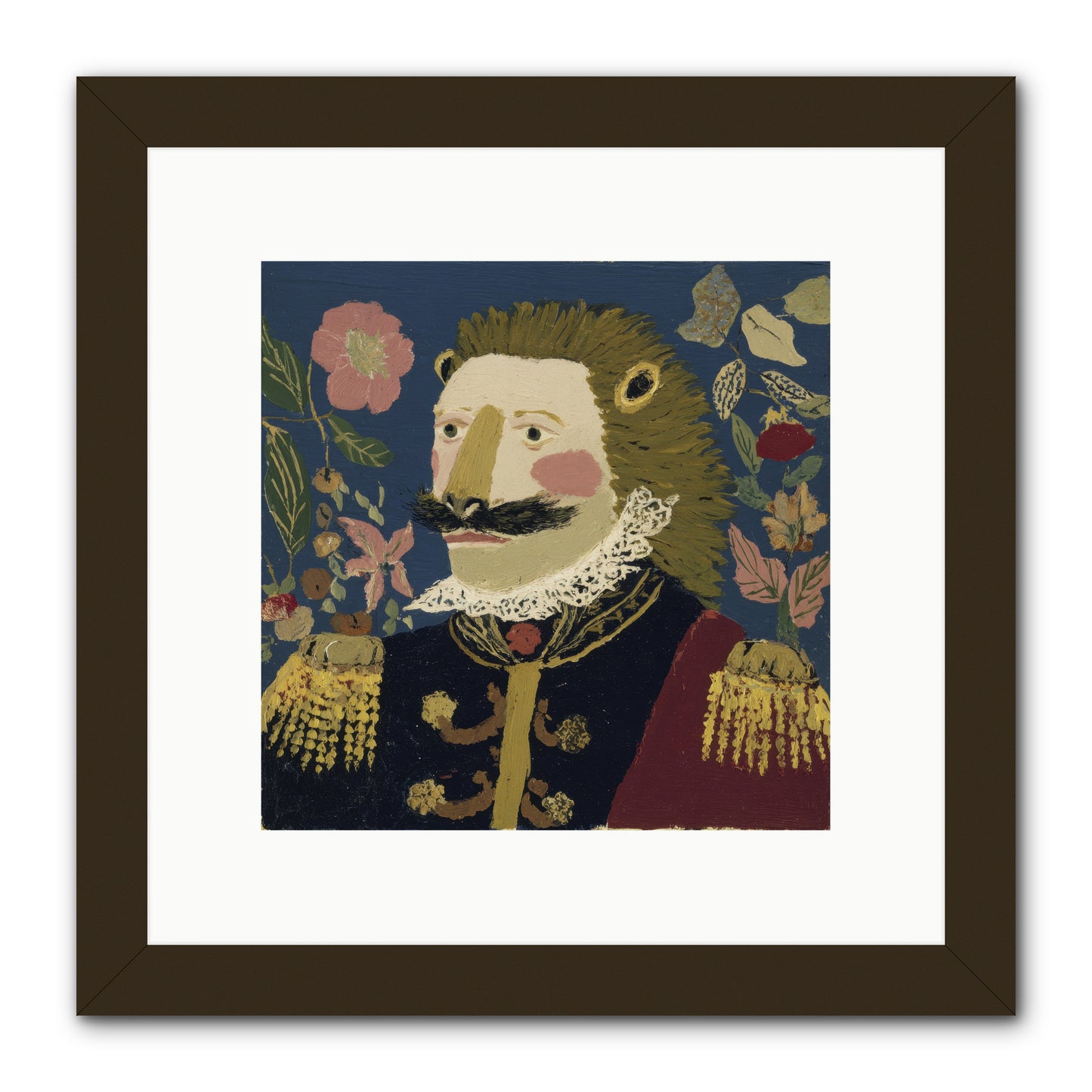 Language of Flowers -- Framed Print - Black 10x10