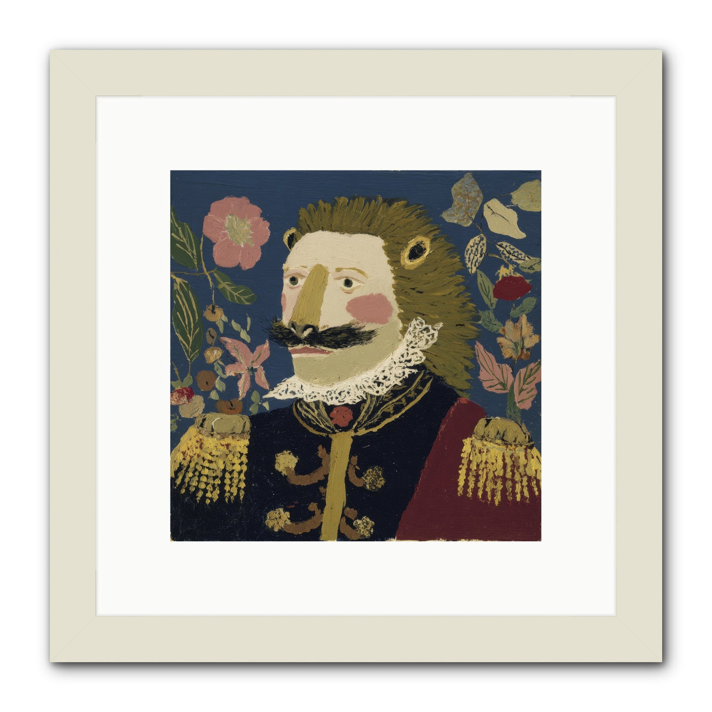 Language of Flowers -- Framed Print - White 10x10