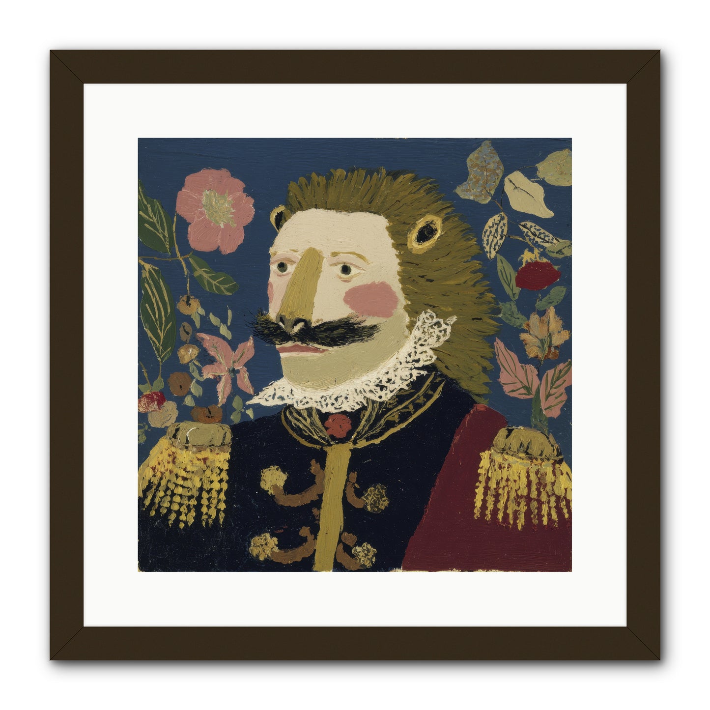 Language of Flowers -- Framed Print - Black 16x16