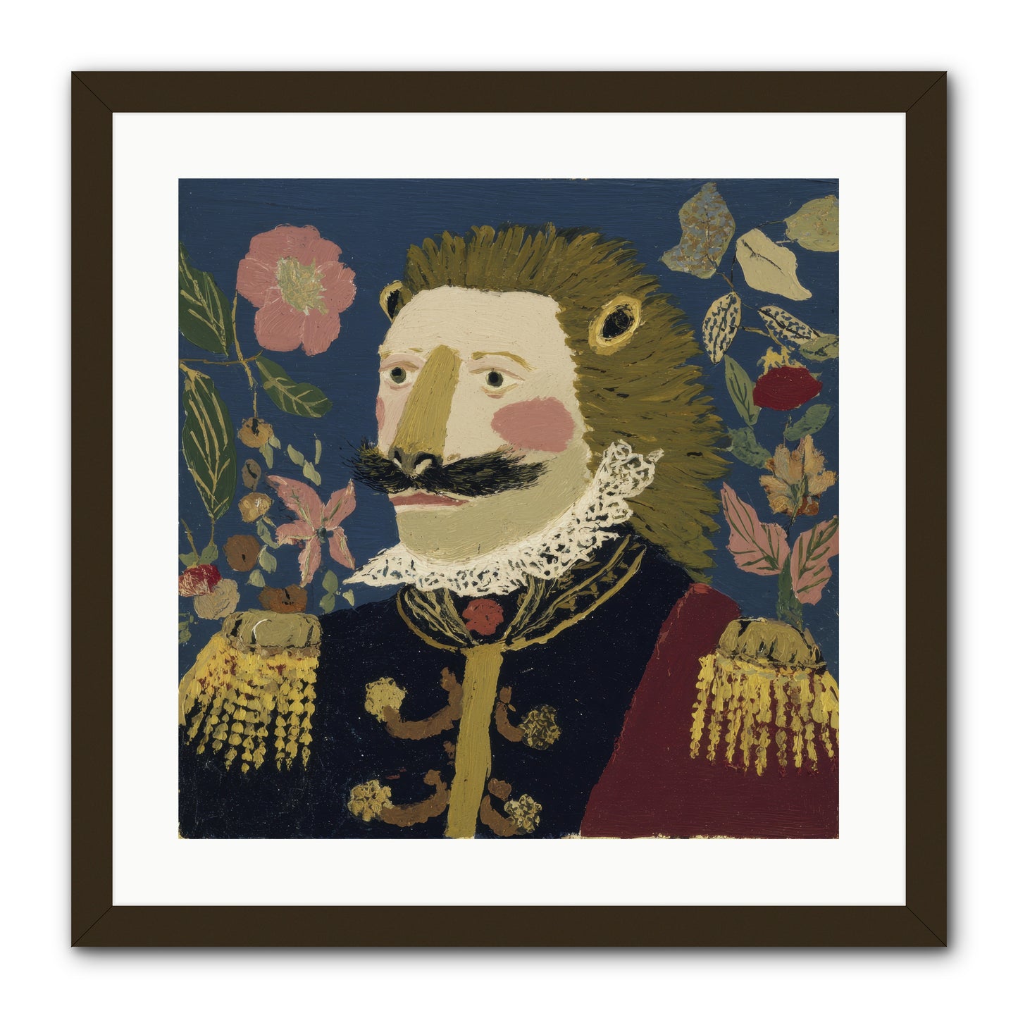 Language of Flowers -- Framed Print - Black 20x20