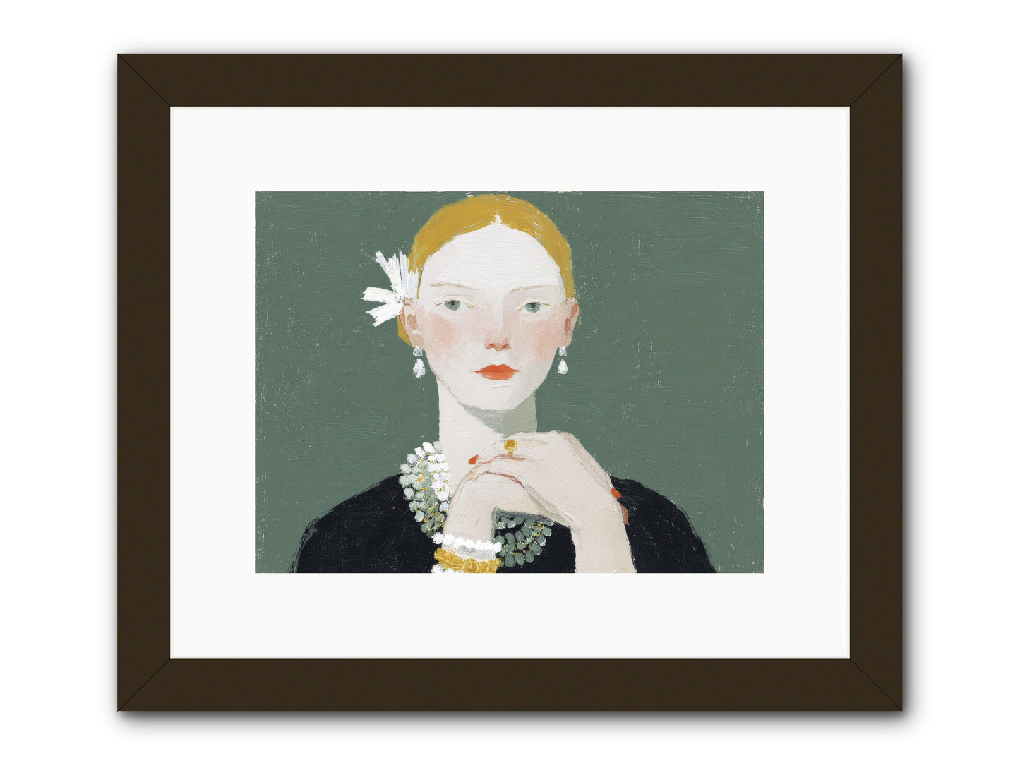 Language of Light -- Framed Print - Black 12x9