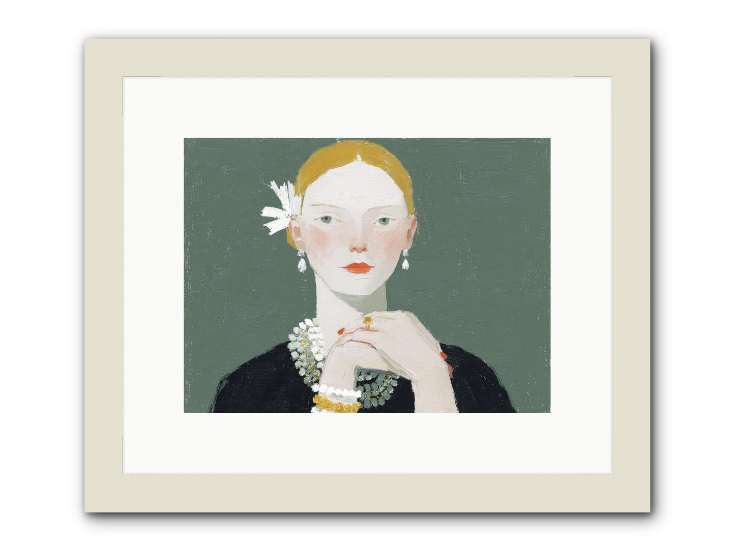 Language of Light -- Framed Print - White 12x9