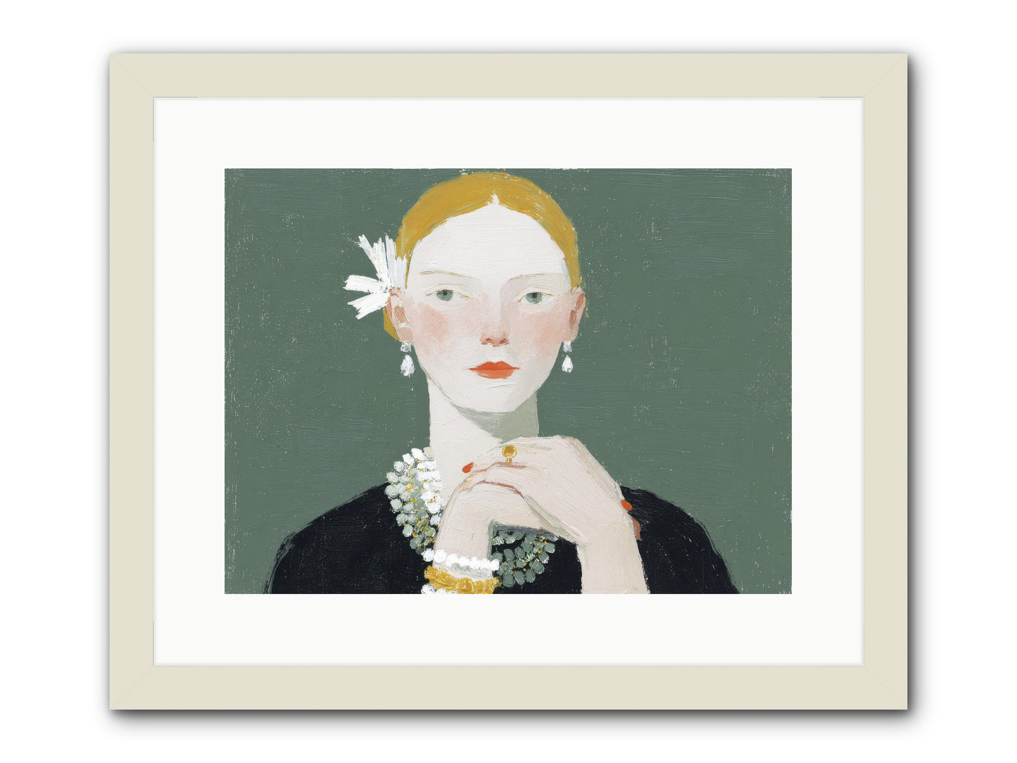 Language of Light -- Framed Print - White 16x12