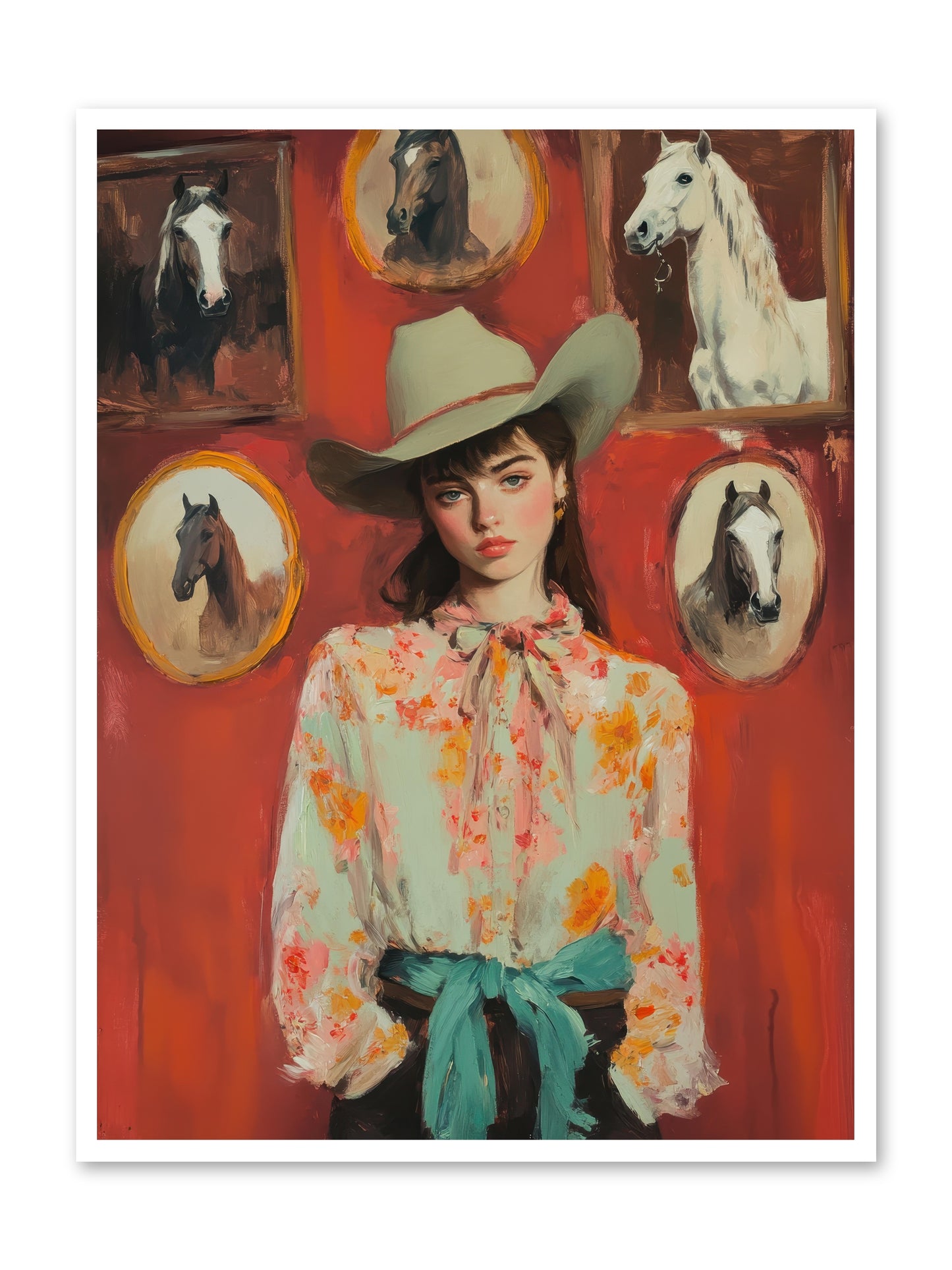 Lariat Legend -- Loose Canvas Print 36x48