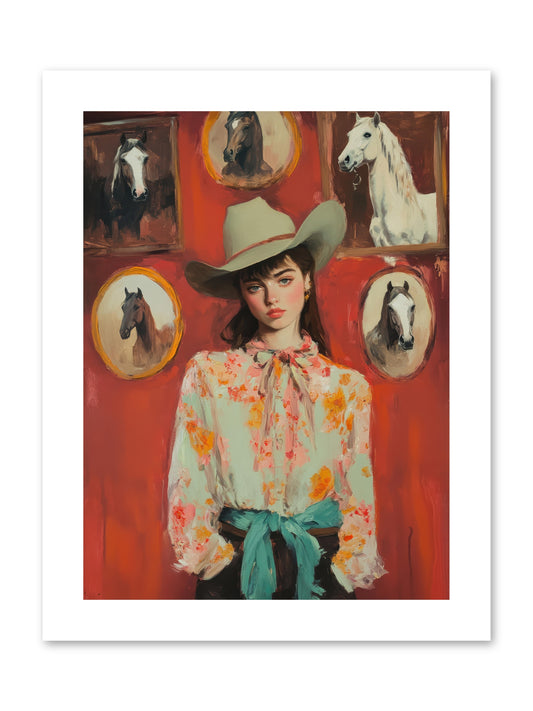 Lariat Legend -- Paper Print 9x12