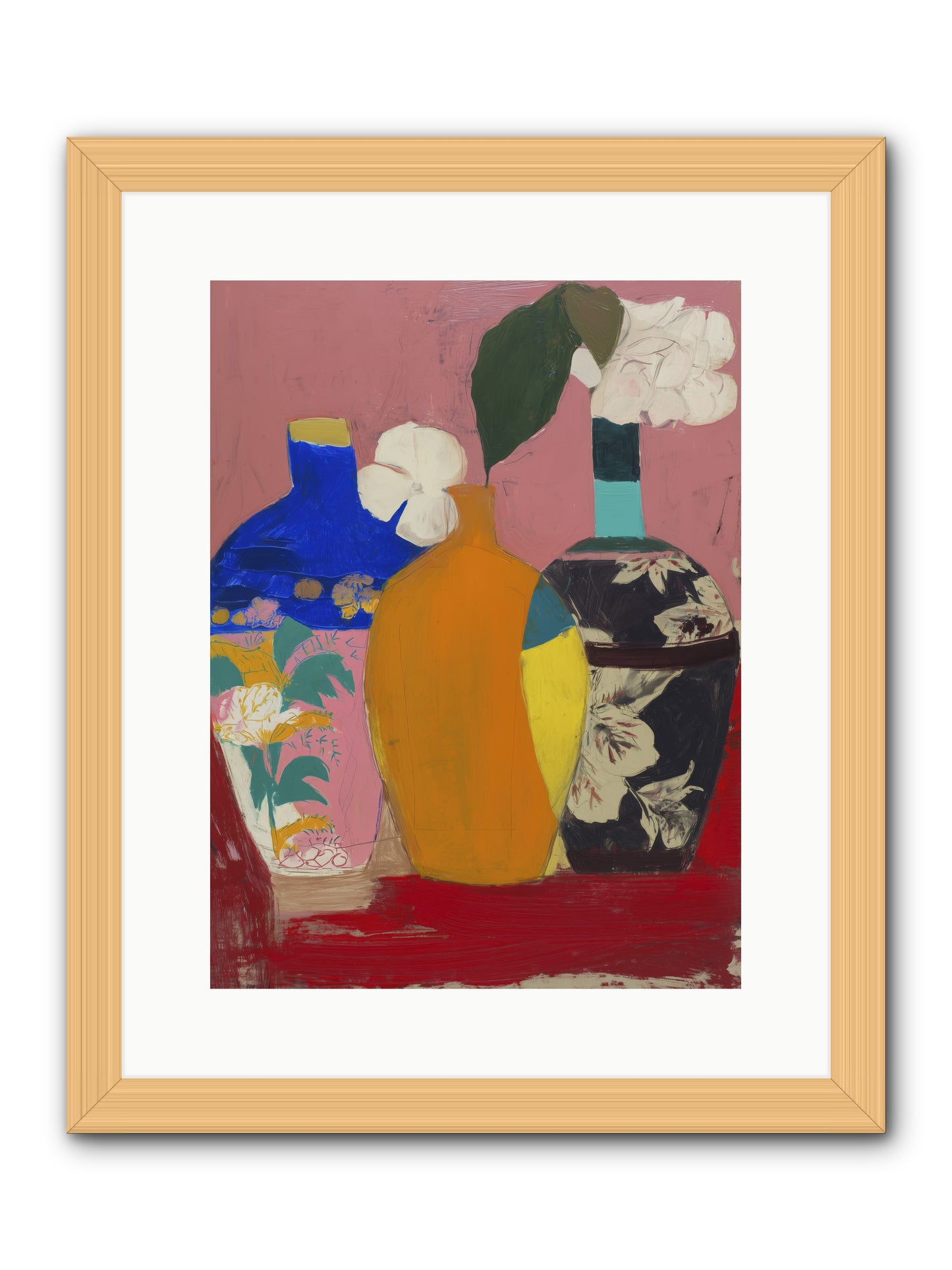 Larksong -- Framed Print - Natural 12x16