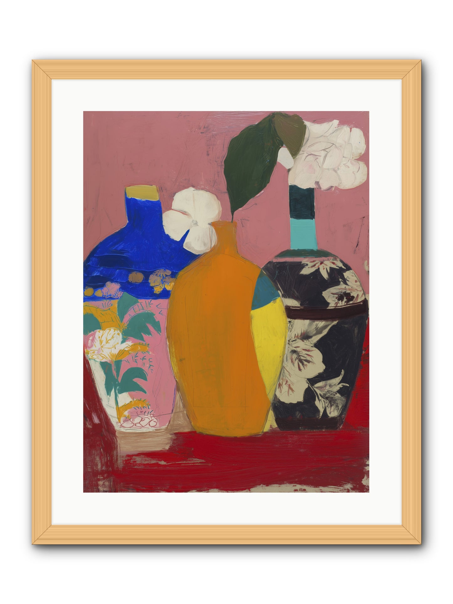 Larksong -- Framed Print - Natural 18x24