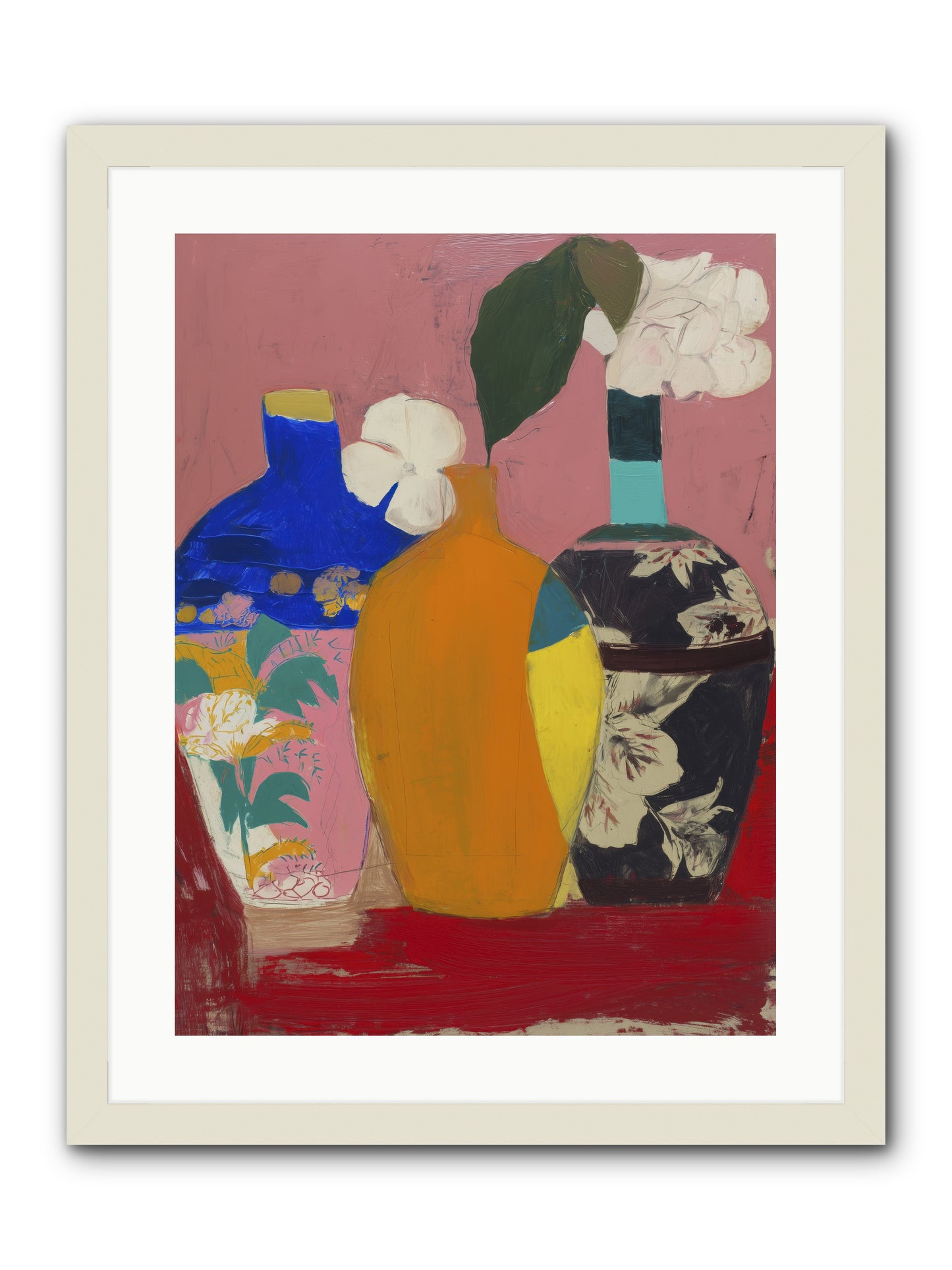 Larksong -- Framed Print - White 18x24