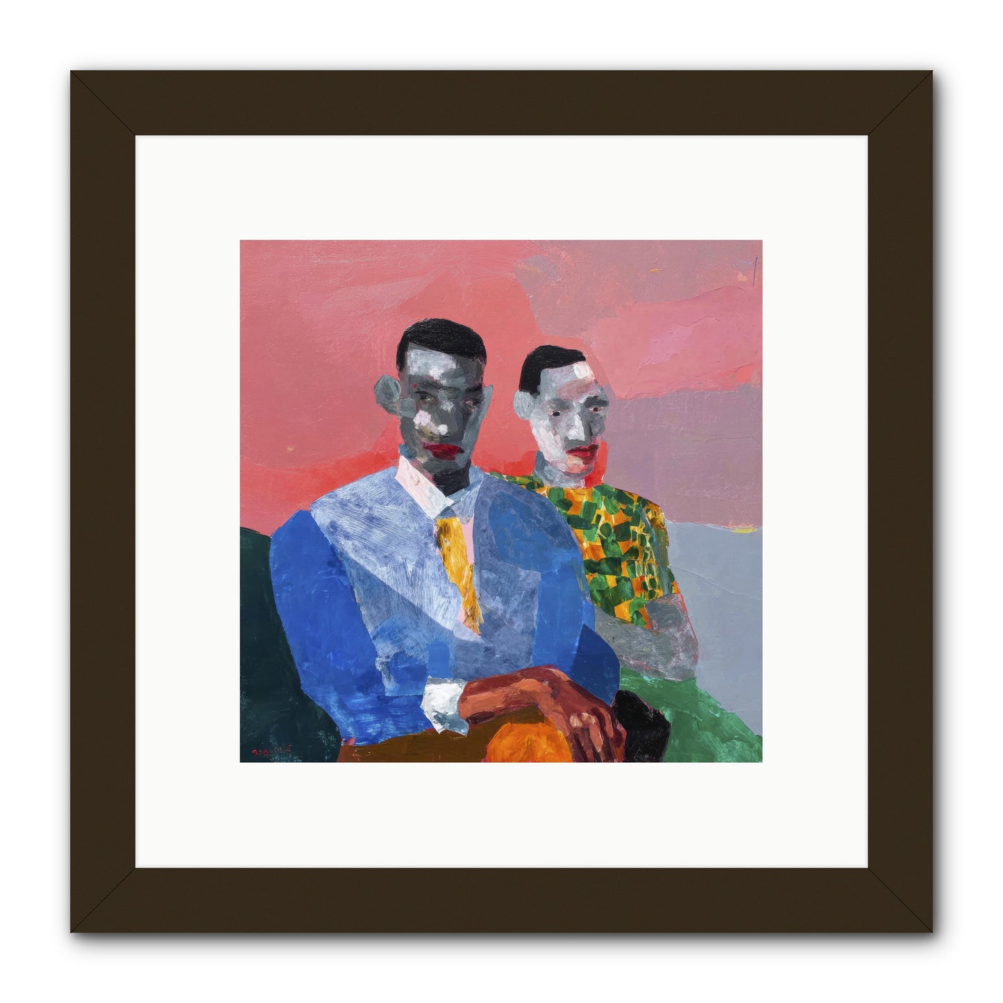 Last Honest Companion -- Framed Print - Black 10x10