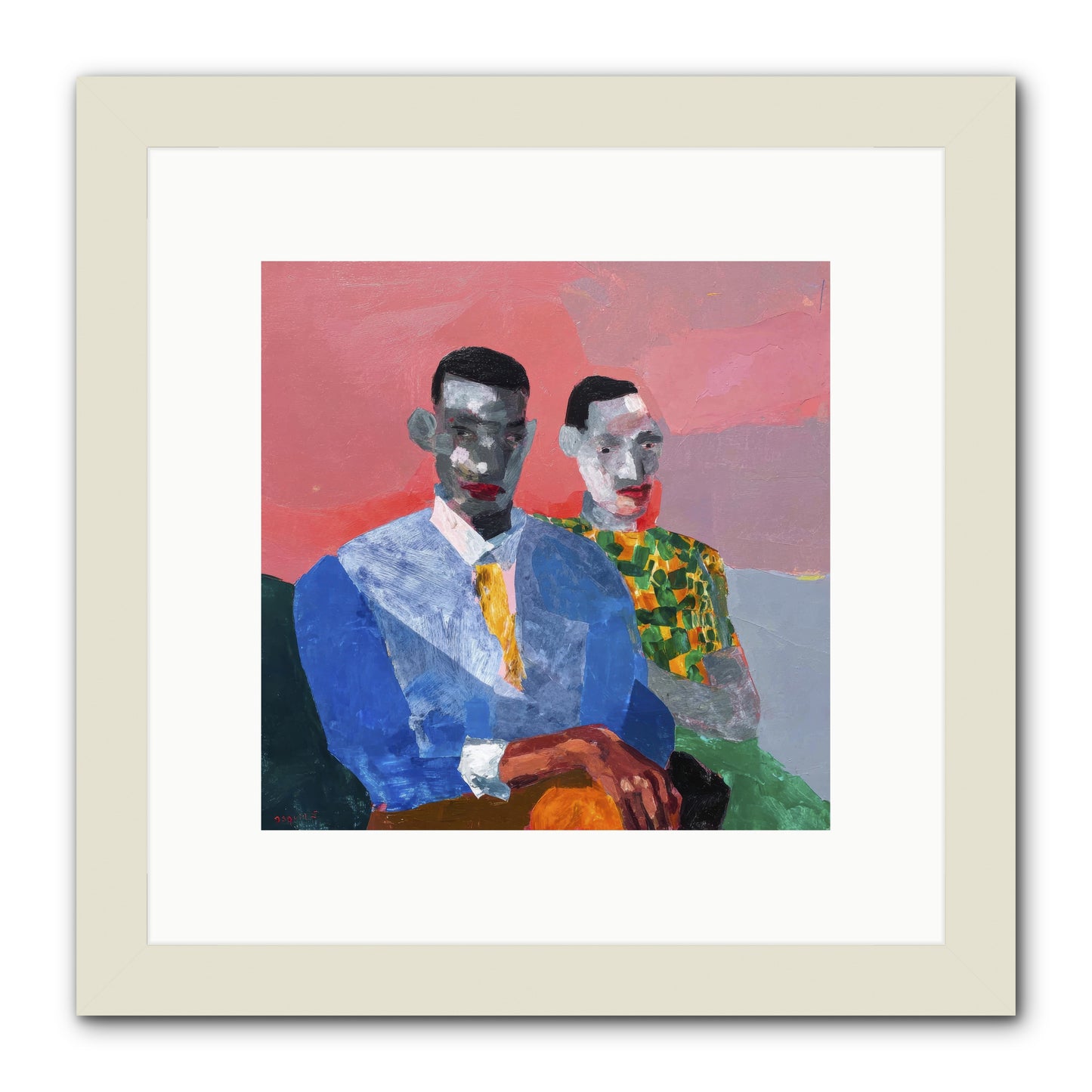 Last Honest Companion -- Framed Print - White 10x10
