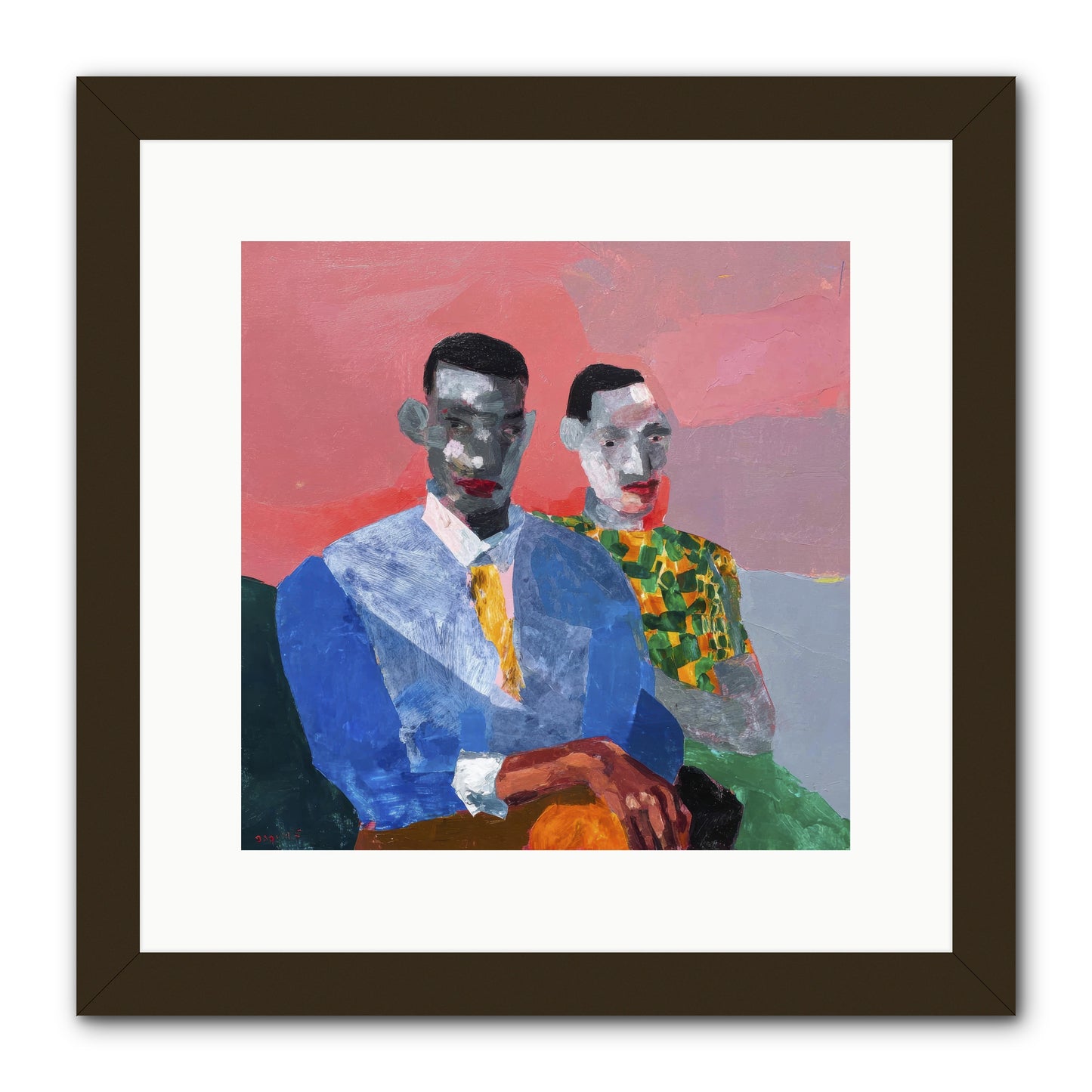 Last Honest Companion -- Framed Print - Black 12x12