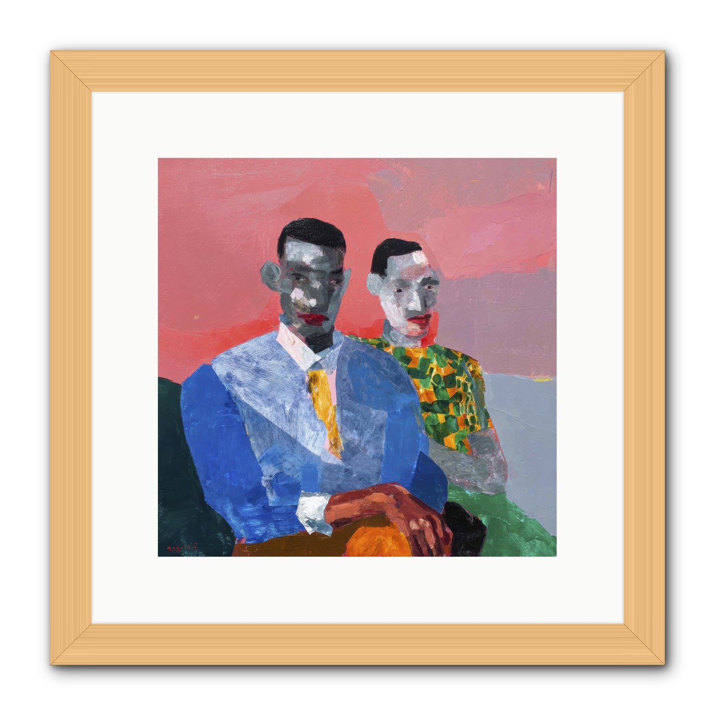 Last Honest Companion -- Framed Print - Natural 12x12