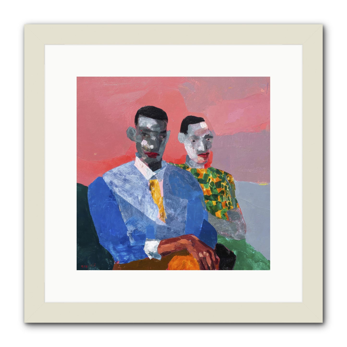 Last Honest Companion -- Framed Print - White 12x12