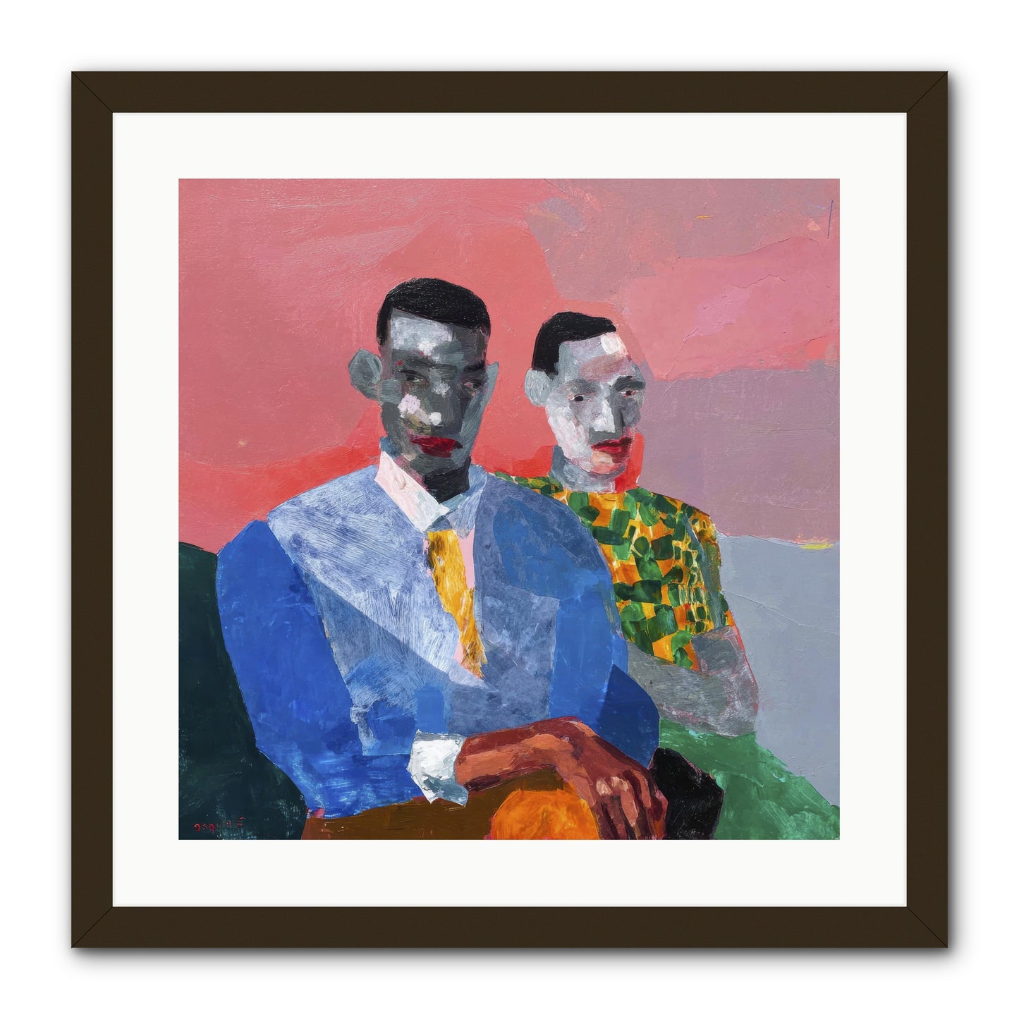 Last Honest Companion -- Framed Print - Black 20x20