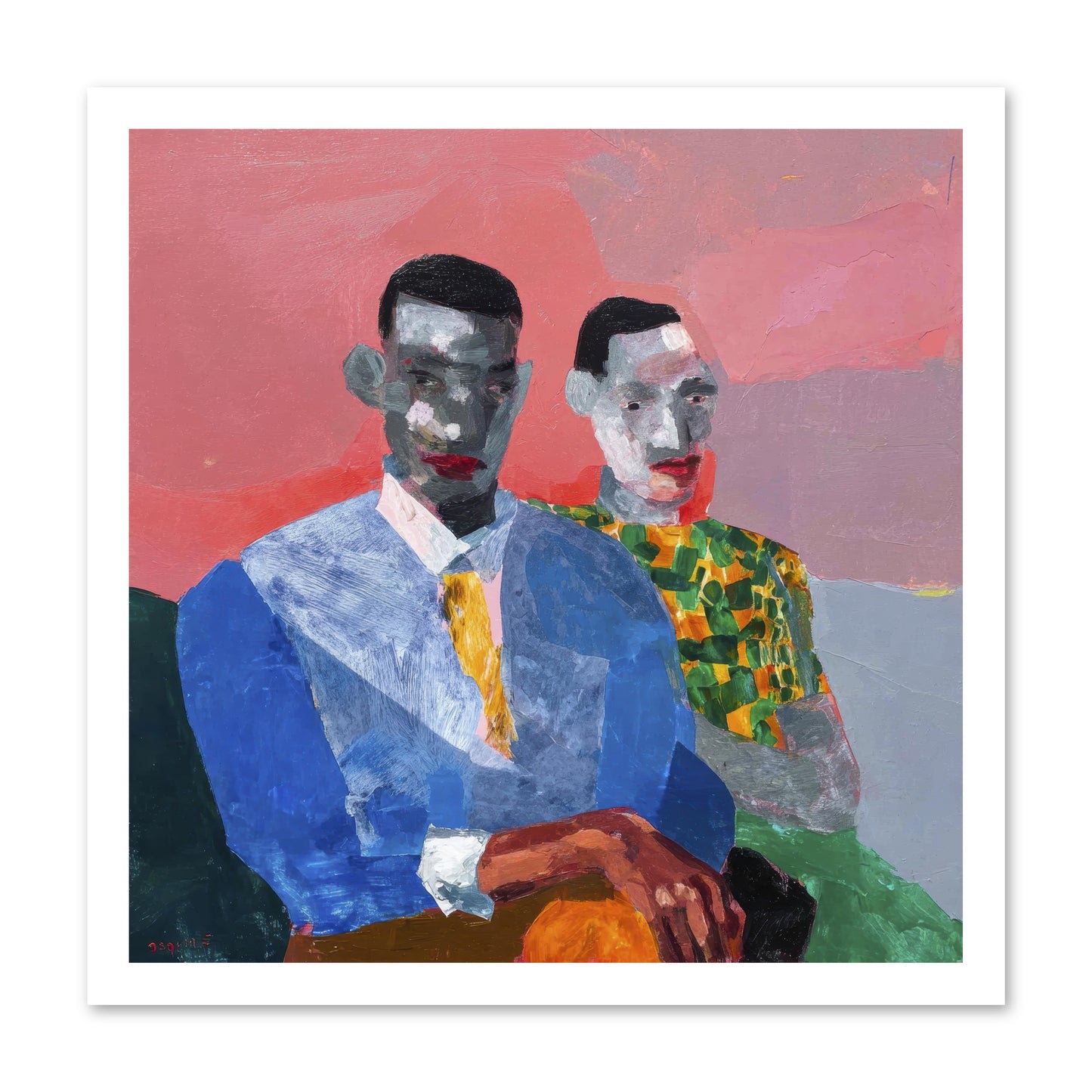 Last Honest Companion -- Paper Print 20x20