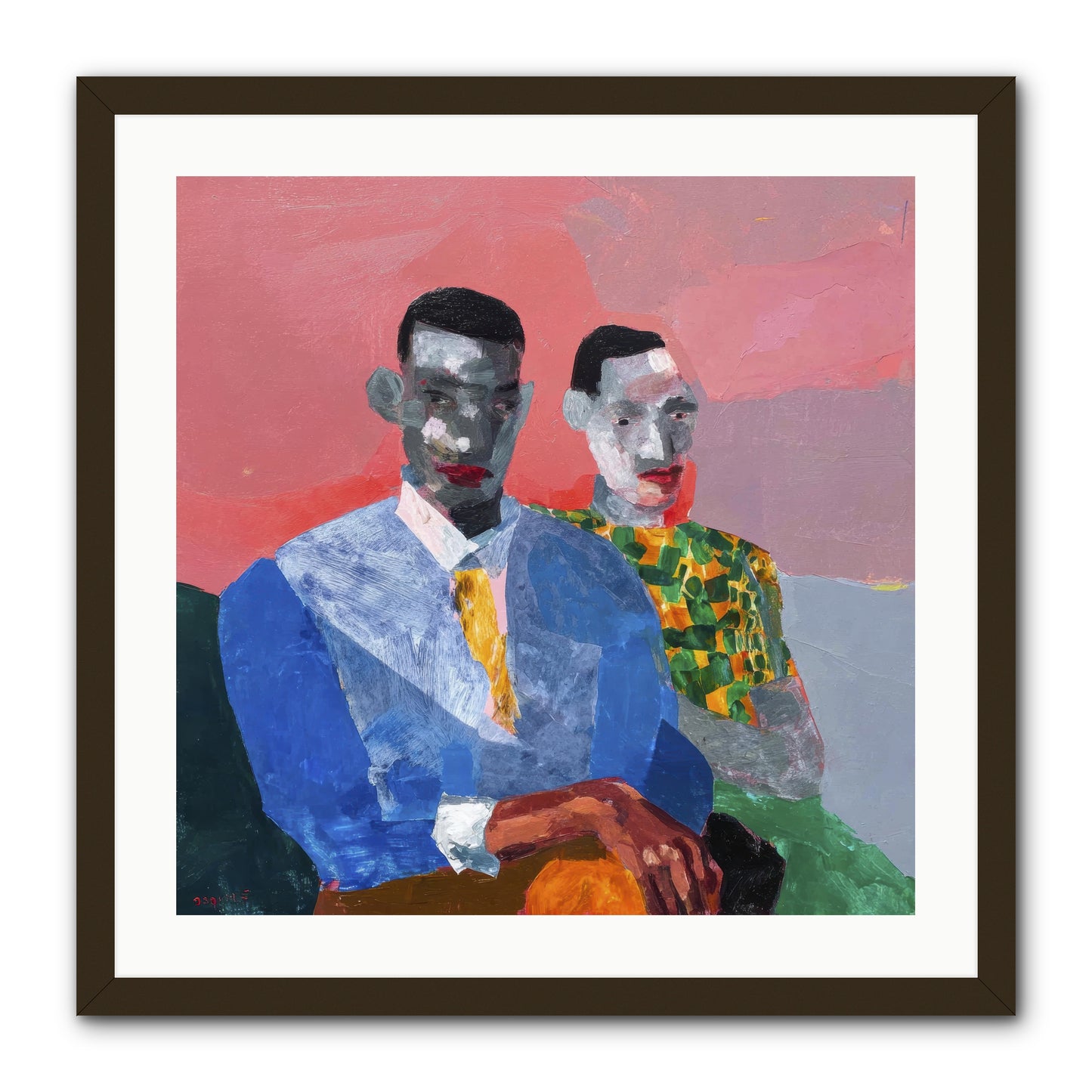 Last Honest Companion -- Framed Print - Black 24x24