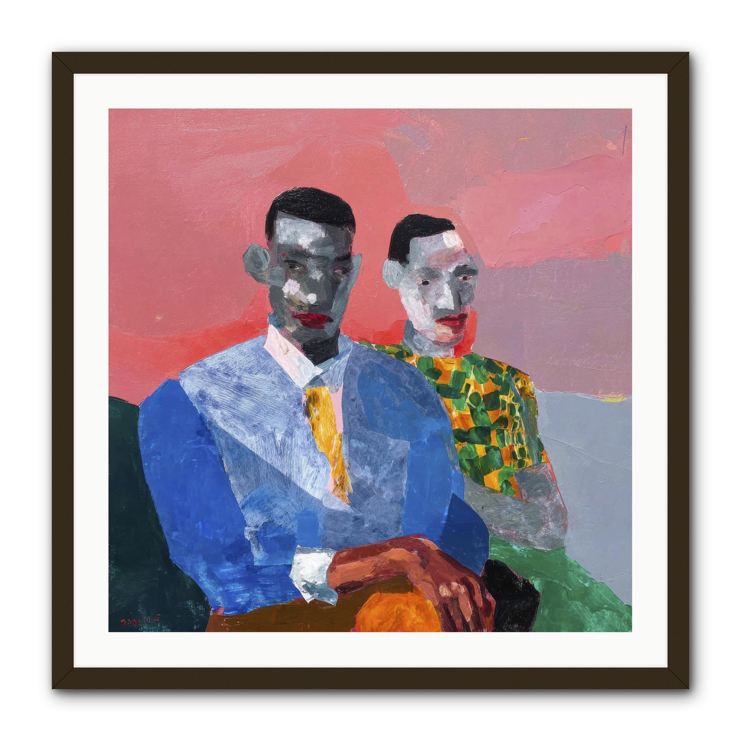 Last Honest Companion -- Framed Print - Black 30x30