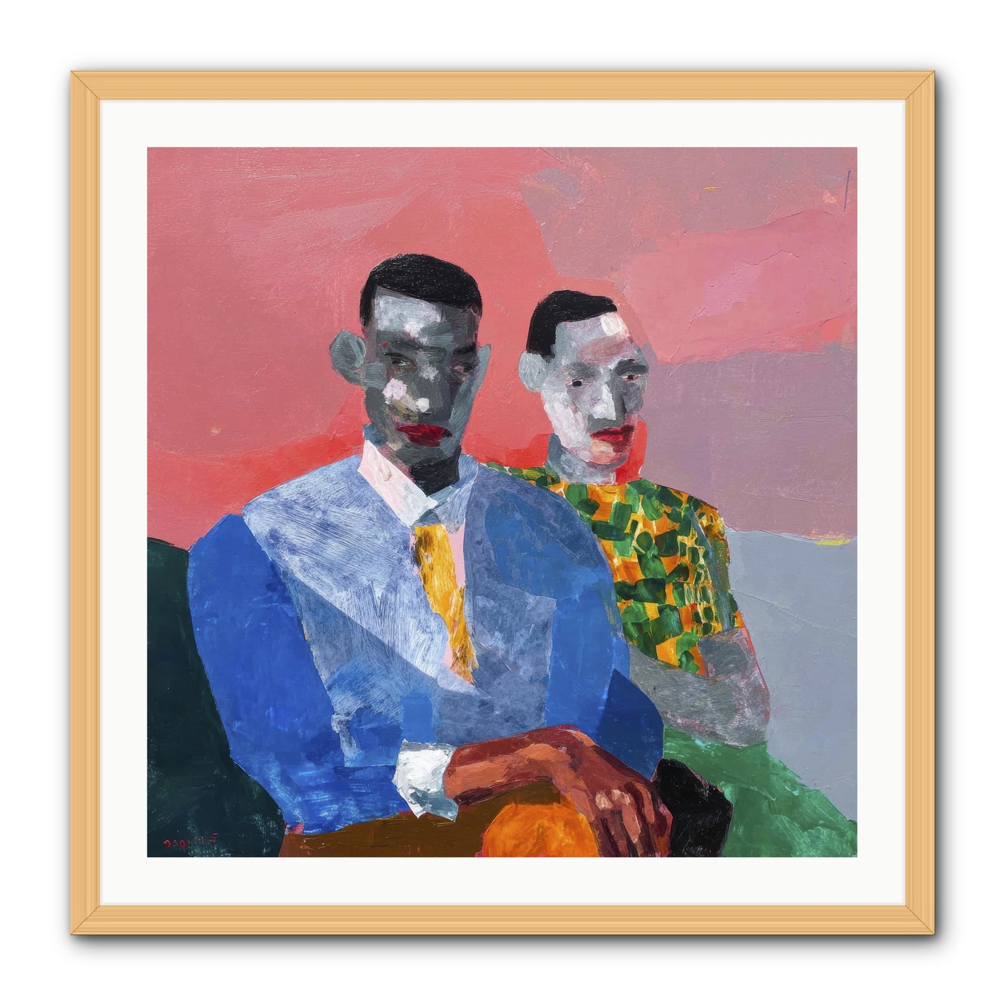 Last Honest Companion -- Framed Print - Natural 30x30