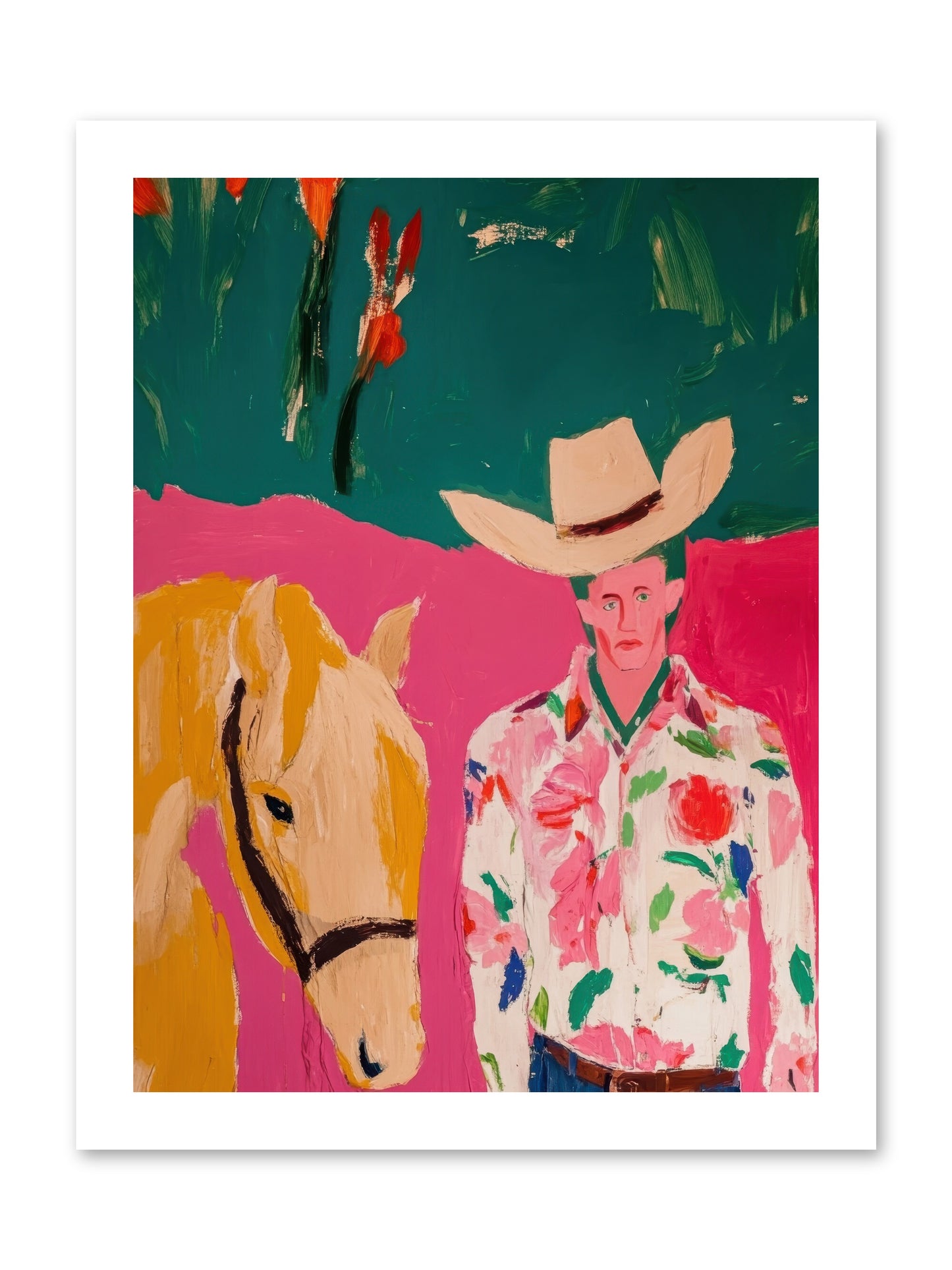 Last Lasso -- Paper Print 12x16