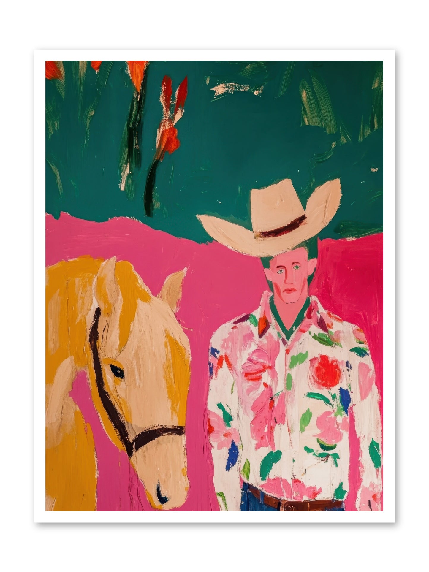 Last Lasso -- Paper Print 30x40