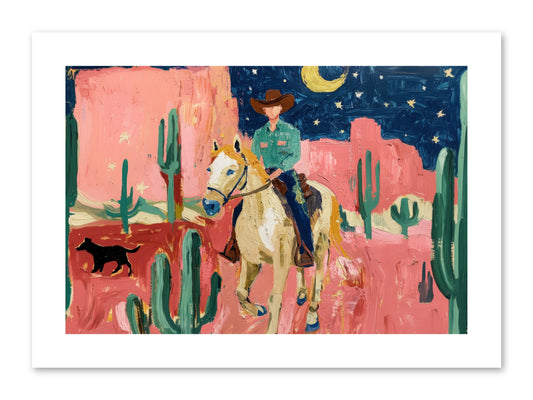 Last Roundup -- Paper Print 12x8