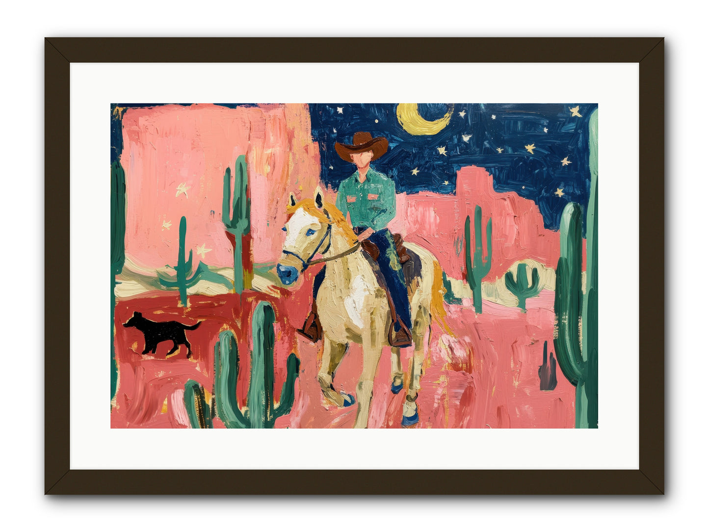 Last Roundup -- Framed Print - Black 24x16