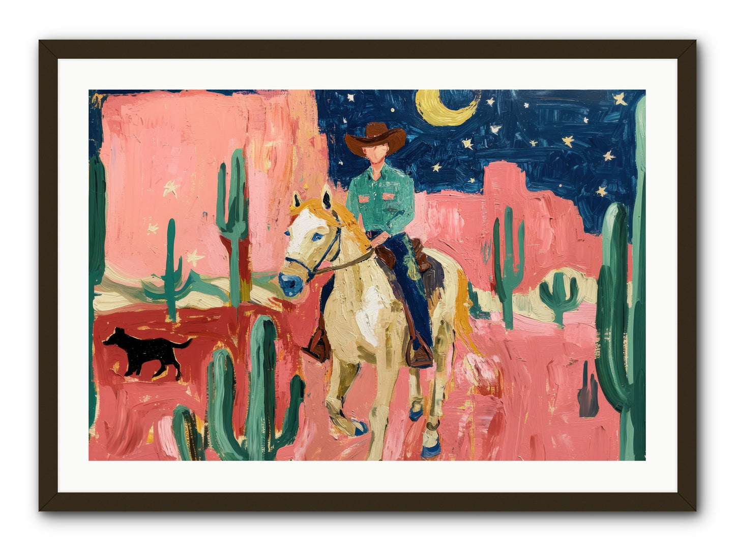 Last Roundup -- Framed Print - Black 36x24