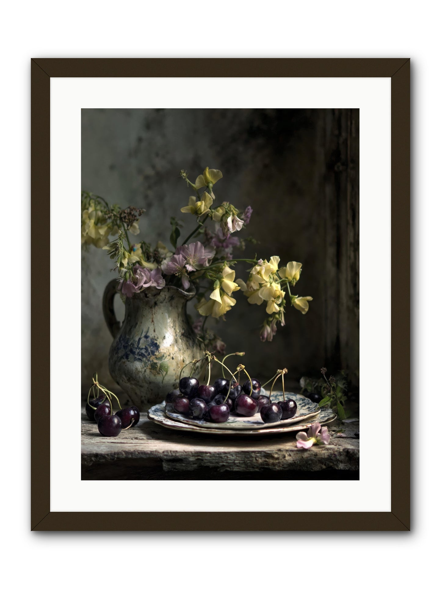 Lately -- Framed Print - Black 18x24