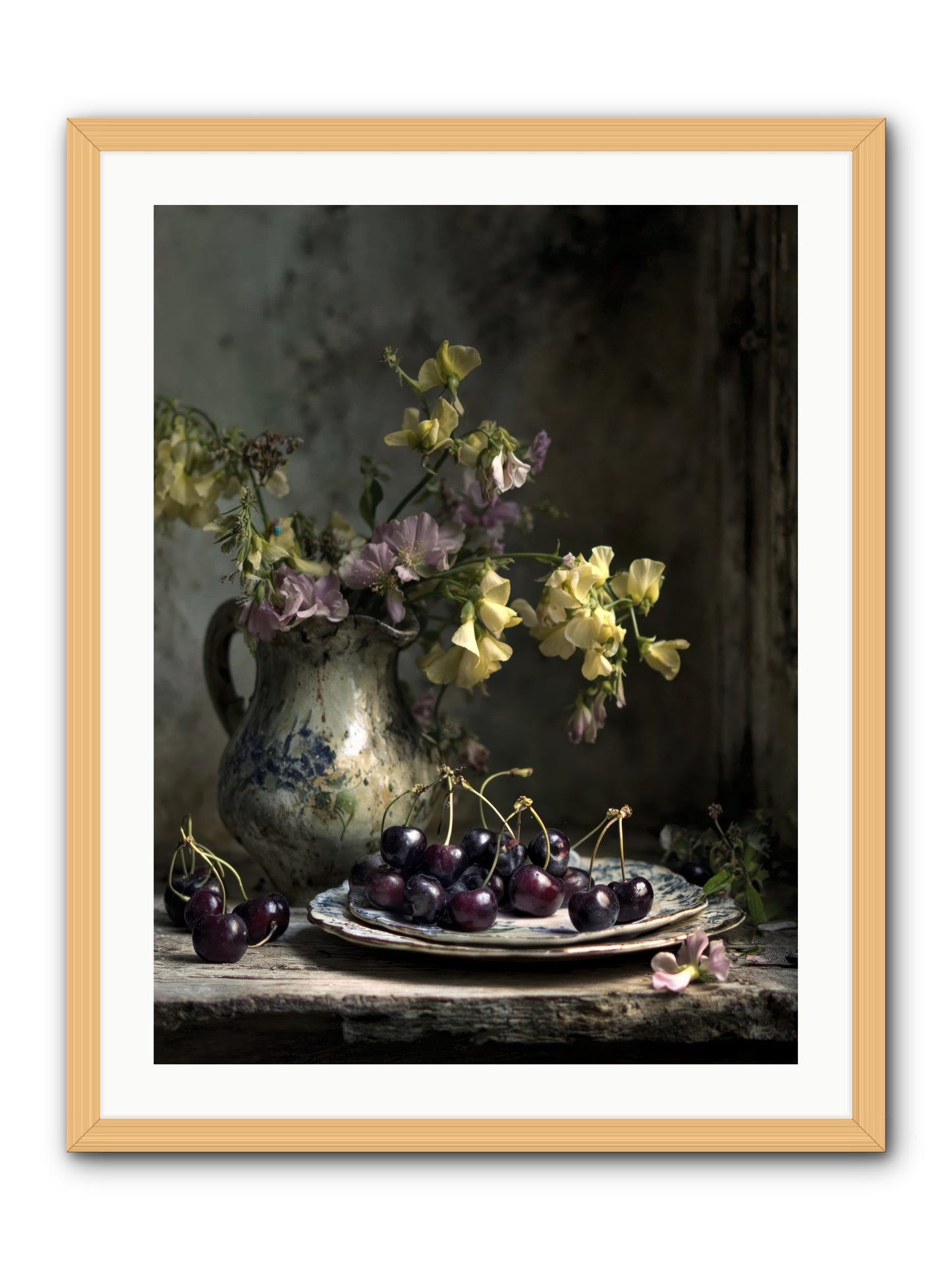 Lately -- Framed Print - Natural 24x32