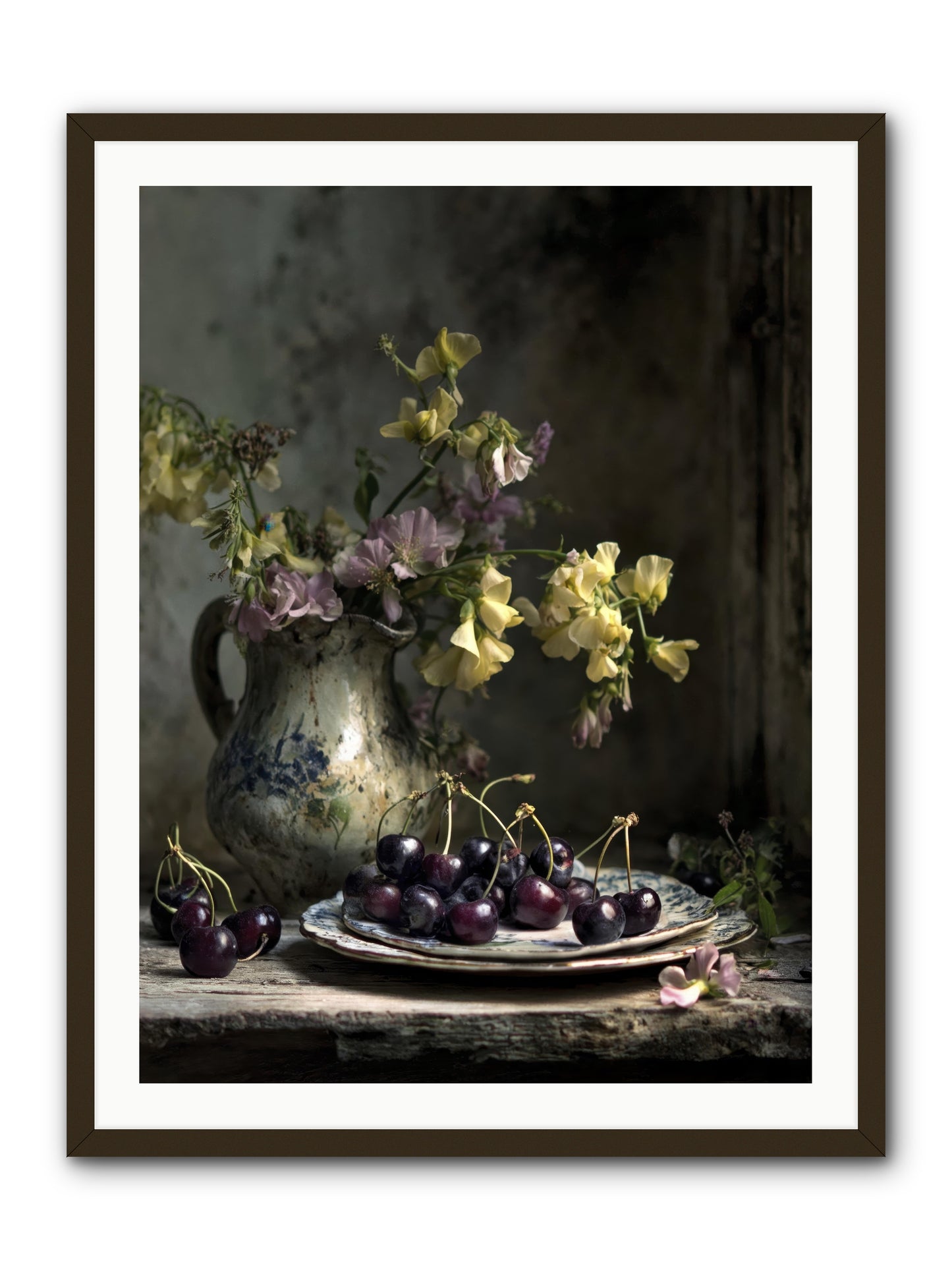 Lately -- Framed Print - Black 30x40
