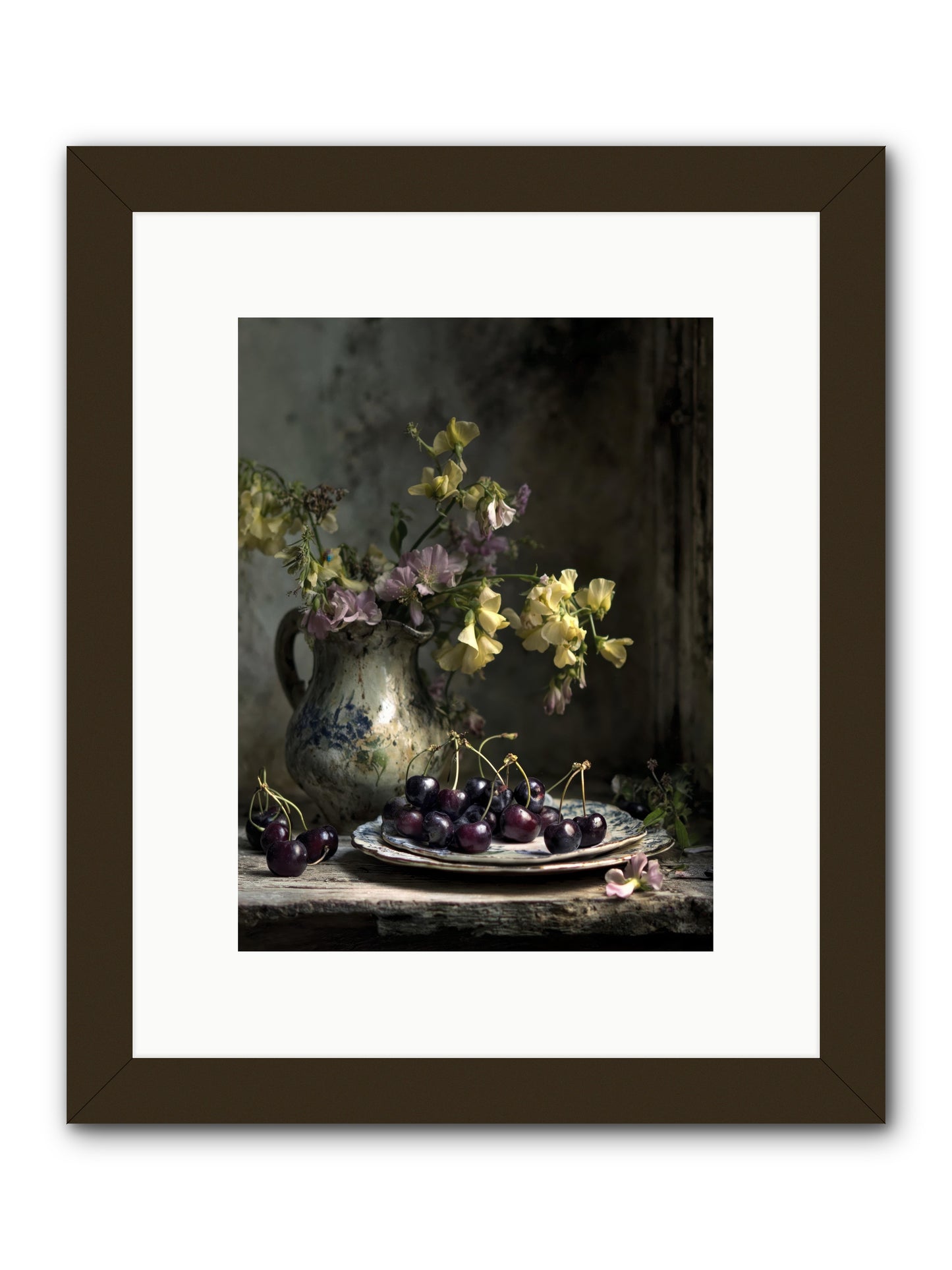 Lately -- Framed Print - Black 9x12