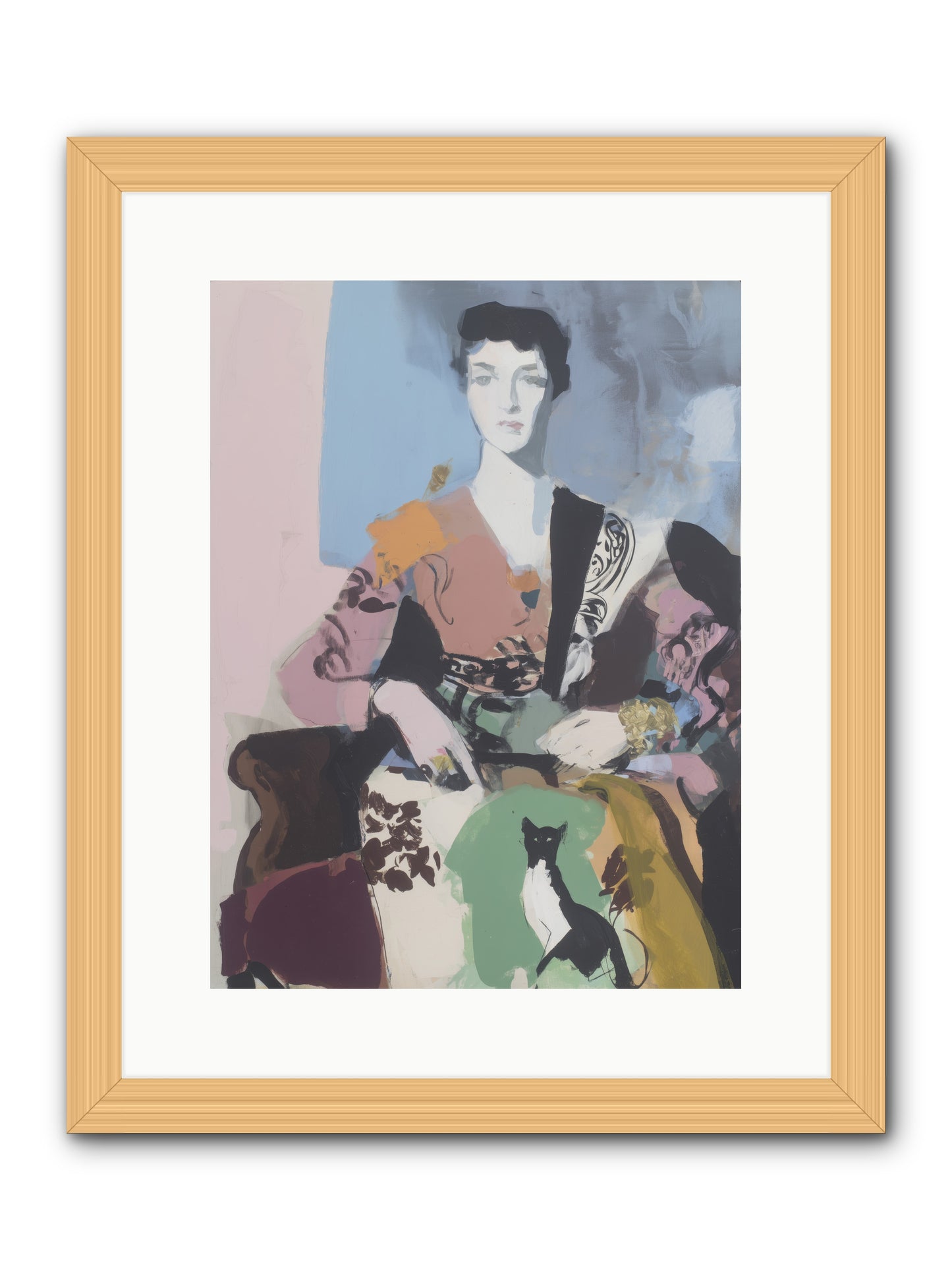 Laurel’s Whisper -- Framed Print - Natural 12x16