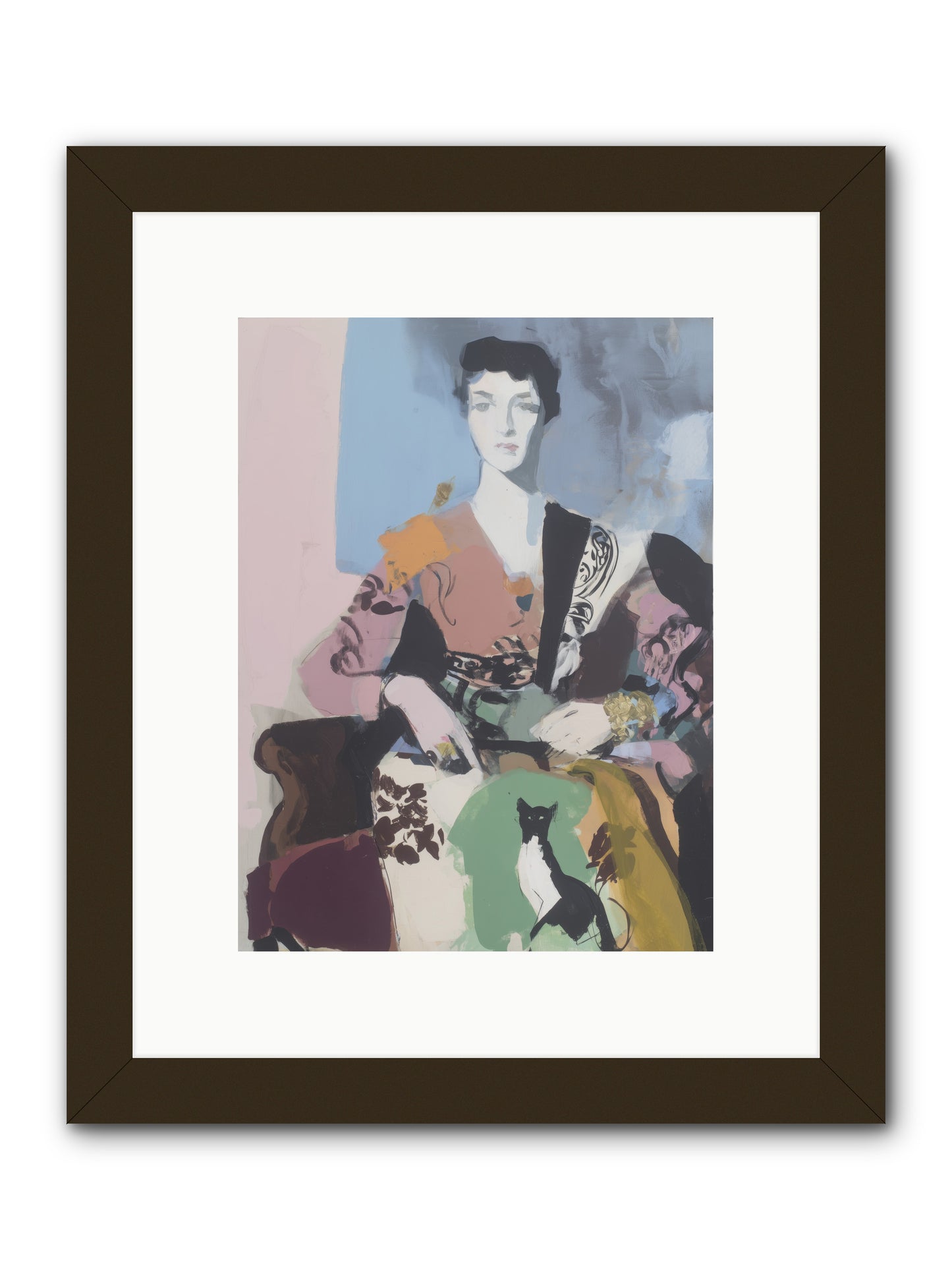 Laurel’s Whisper -- Framed Print - Black 9x12