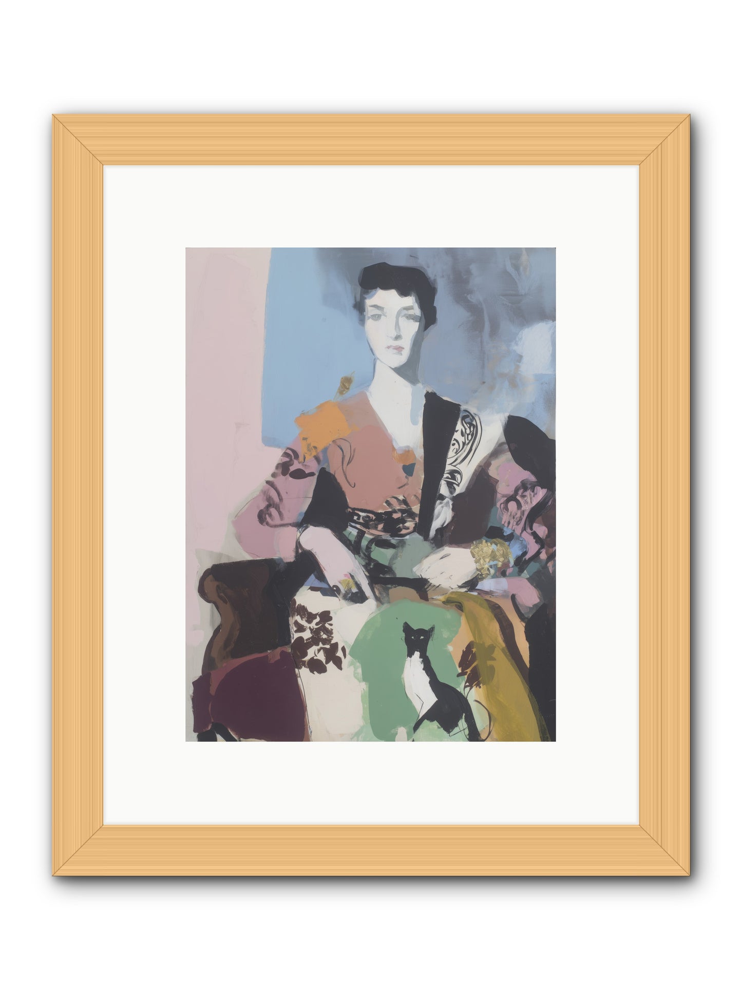 Laurel’s Whisper -- Framed Print - Natural 9x12