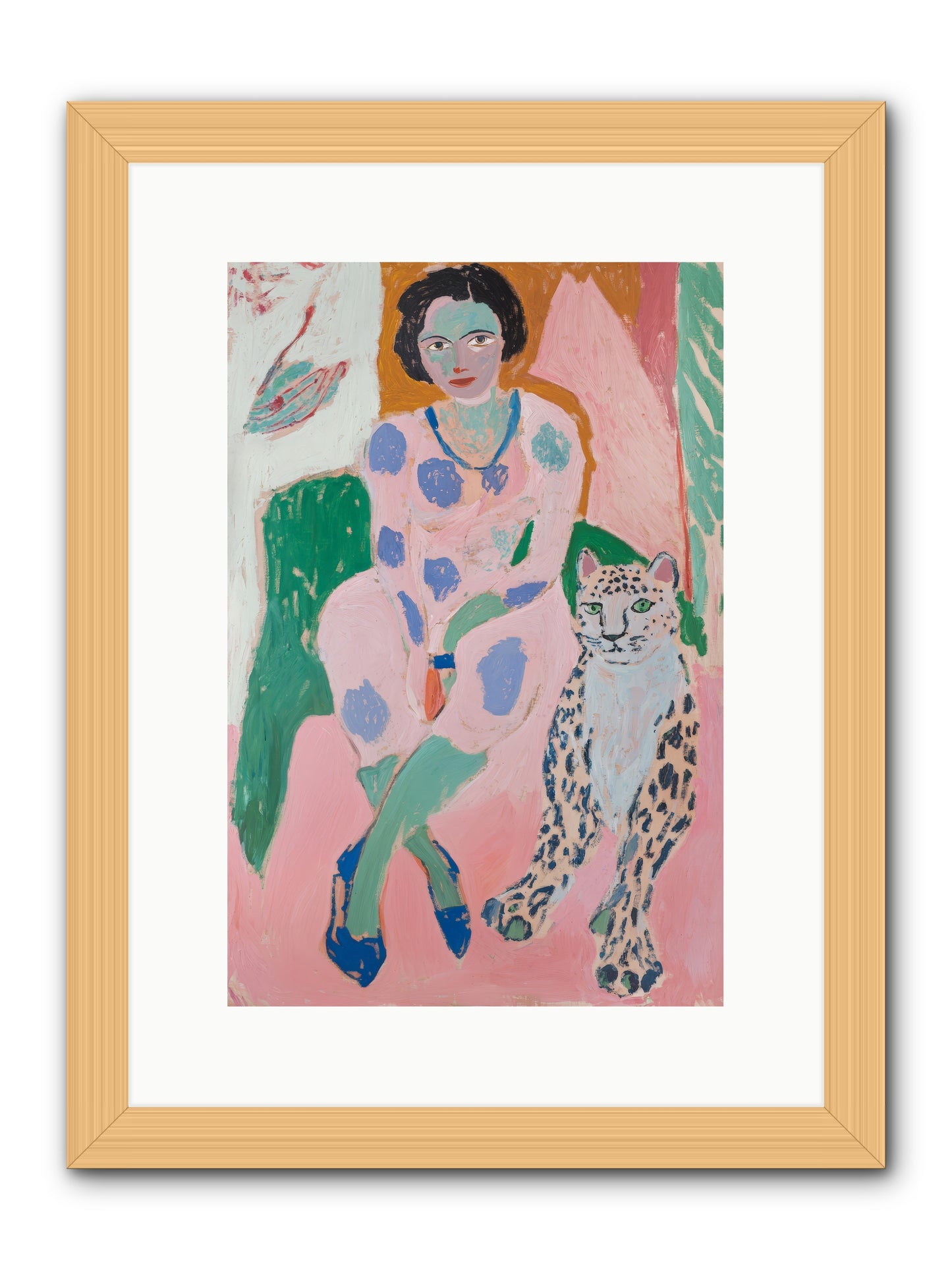 Laurent's Wild Court -- Framed Print - Natural 10x15