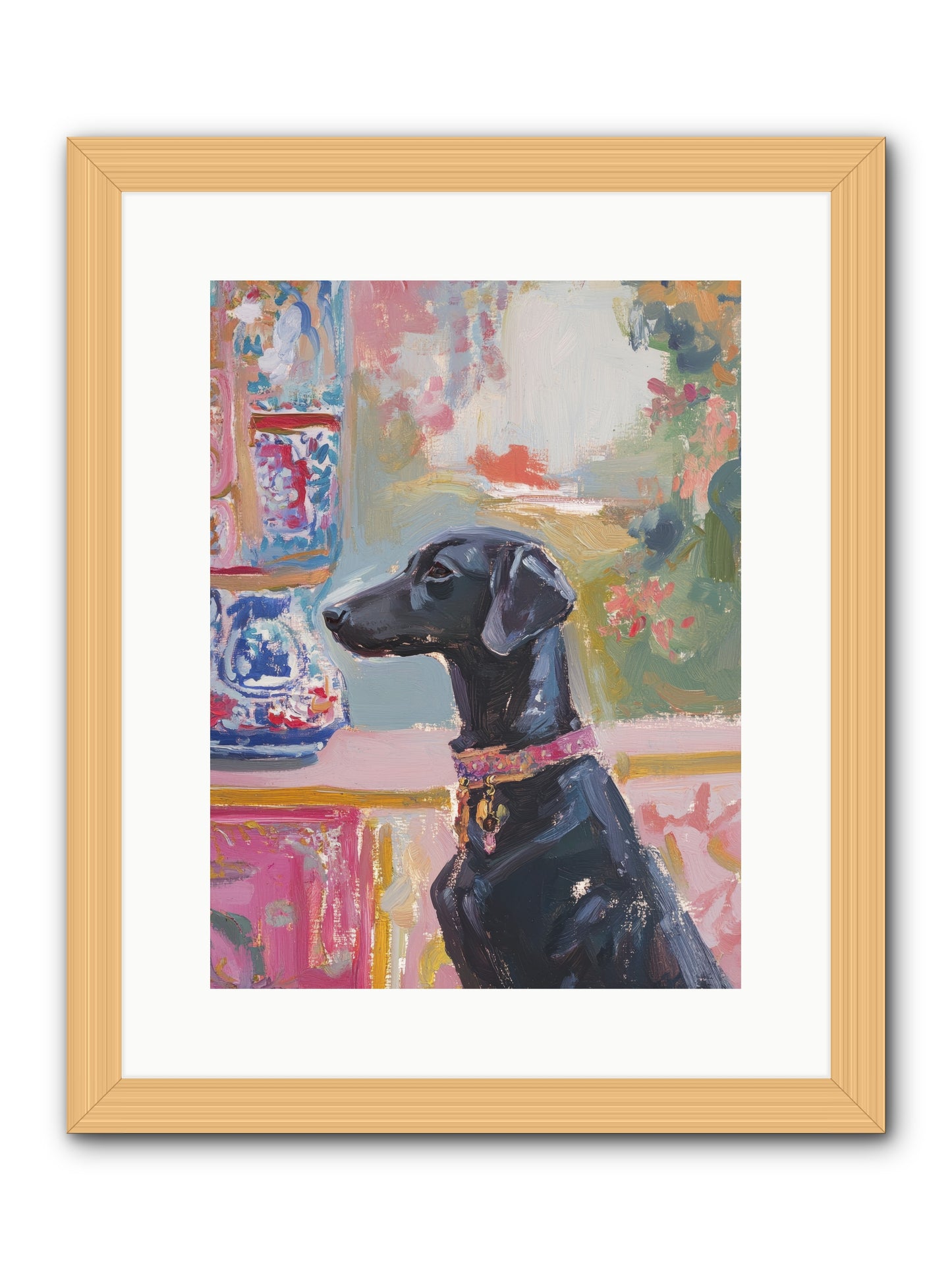 Lavender Bay -- Framed Print - Natural 12x16
