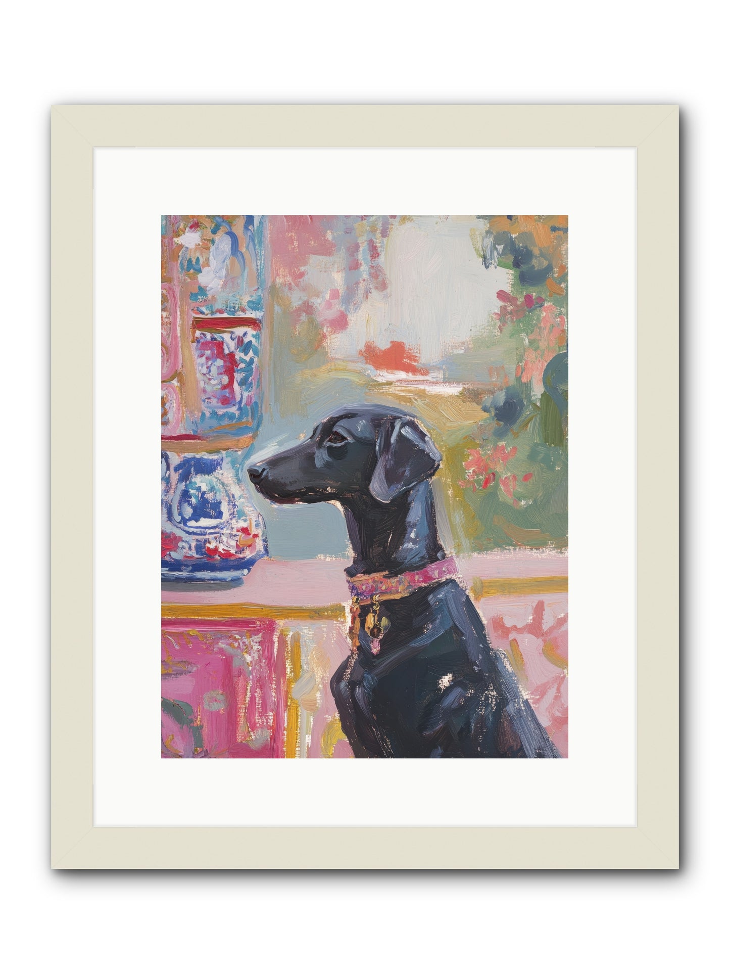 Lavender Bay -- Framed Print - White 12x16