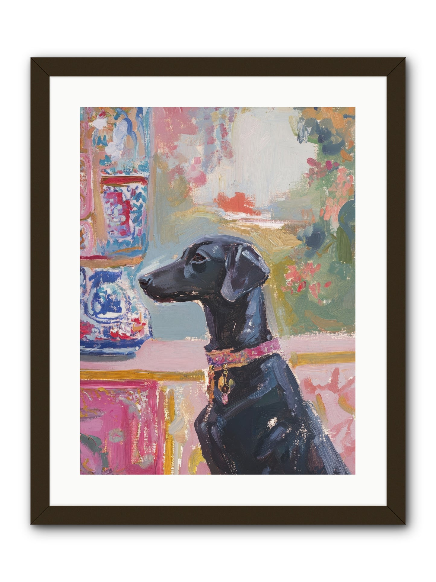 Lavender Bay -- Framed Print - Black 18x24