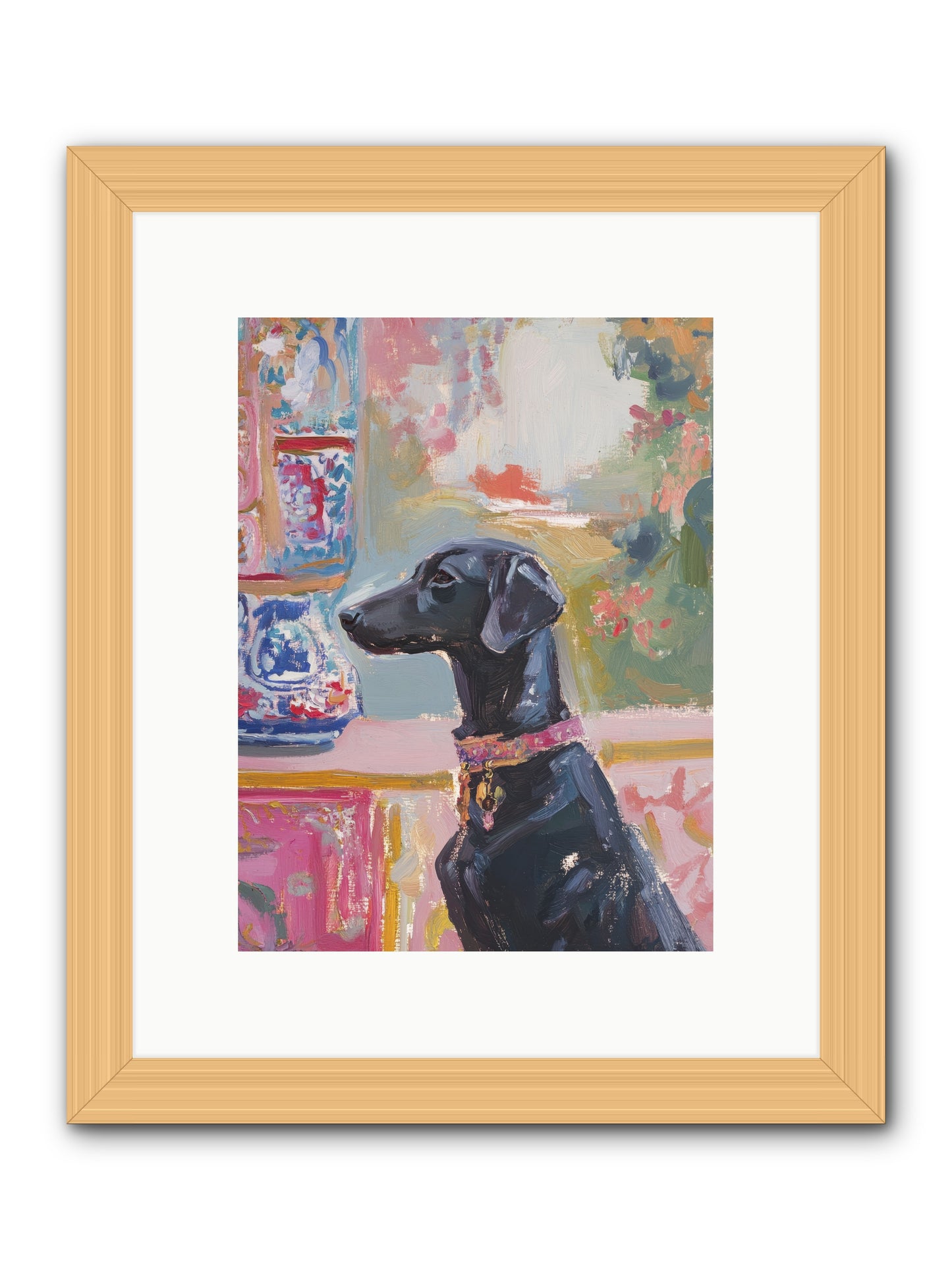 Lavender Bay -- Framed Print - Natural 9x12