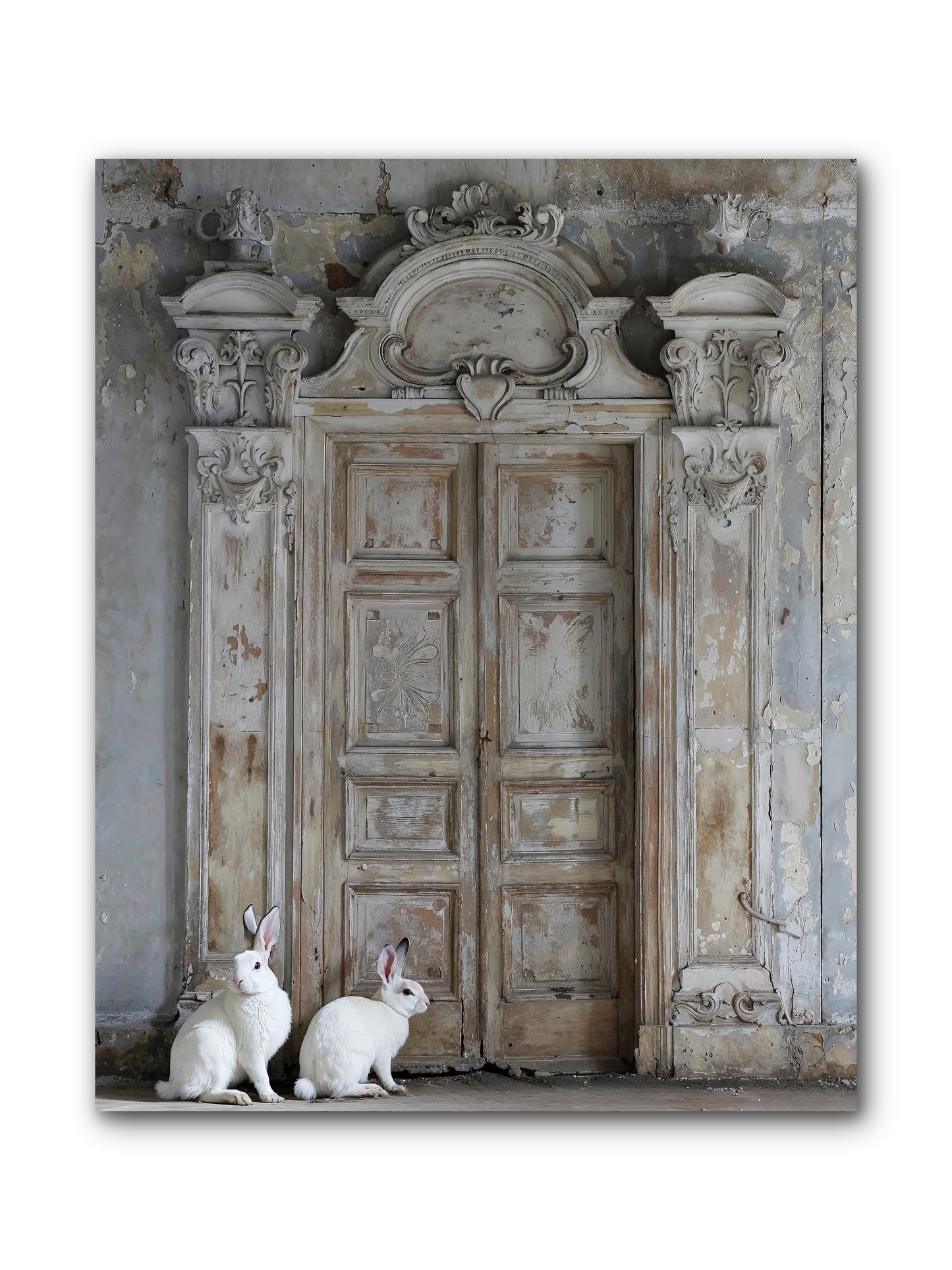 Lavender Dreams & Cotton Tails -- Wrapped Canvas 8x10